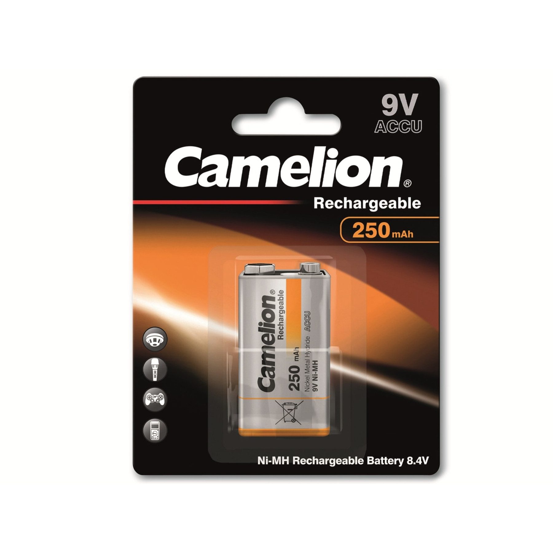 Camelion CAMELION NiMH-9V-Blockakku 250mAh Akku
