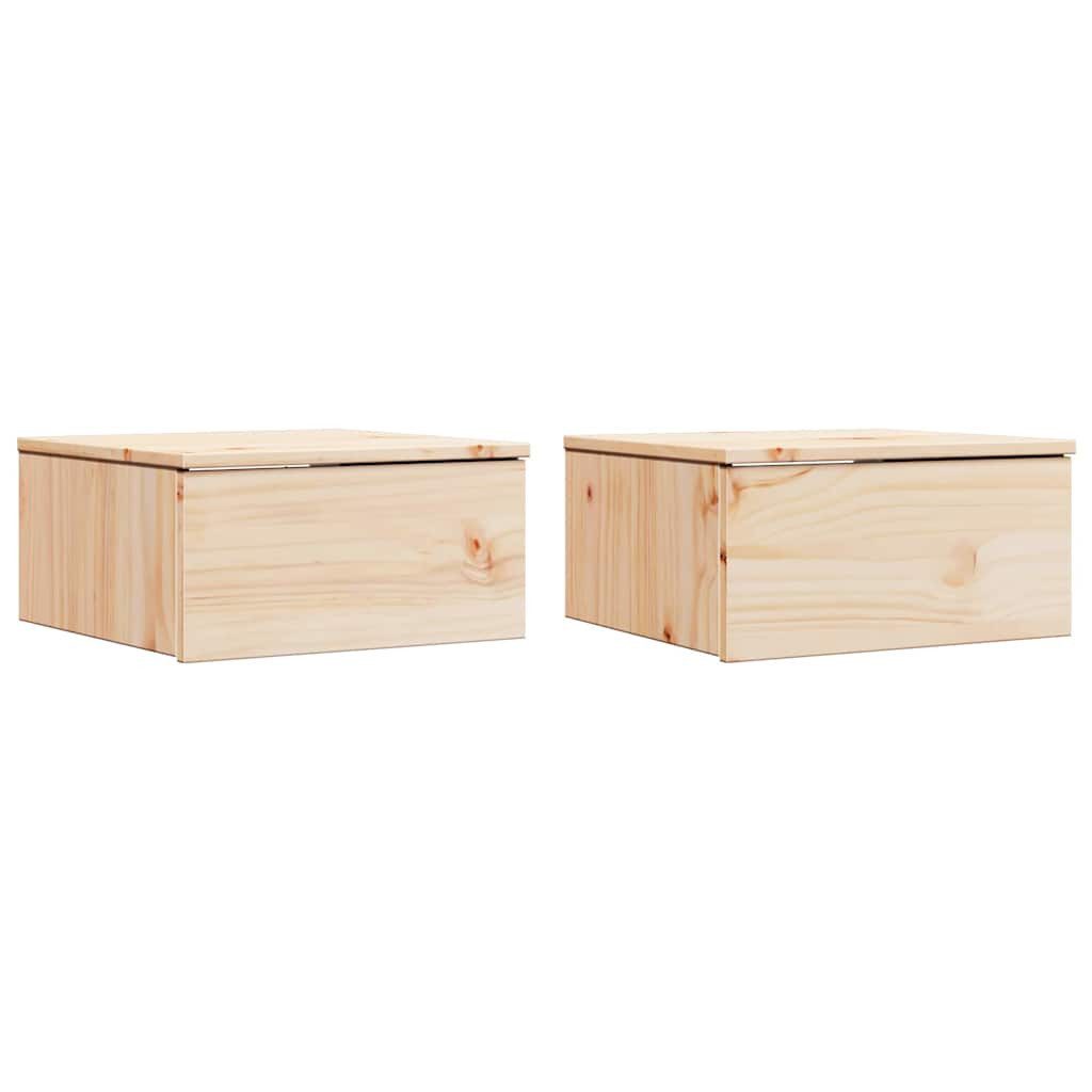 vidaXL Nachttisch Nachttisch 2 pcs Braun günstig online kaufen