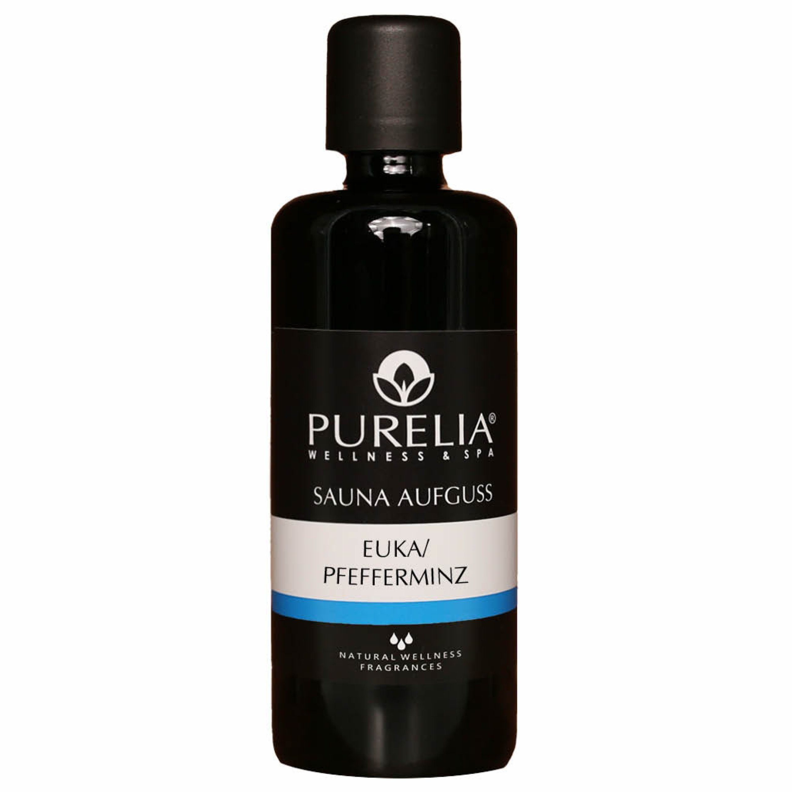 Purelia Aufgusskonzentrat PURELIA Saunaaufguss Konzentrat Euka-Pfefferminz 100 ml natürlicher