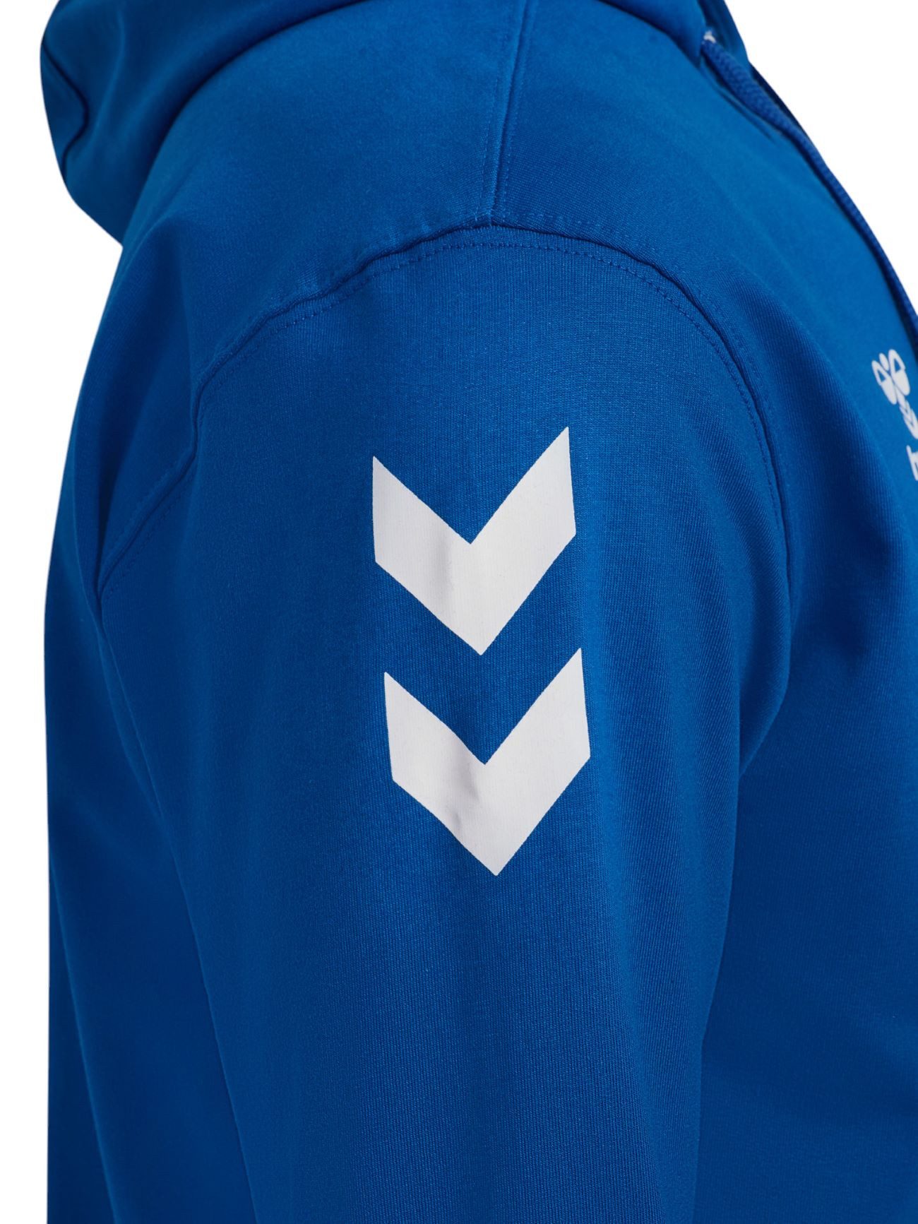 hummel Trainingsjacke hmlGO 2.0 Chevron Full-Zip Hoodie (Baumwolle, mit Kapuze) blau Herren