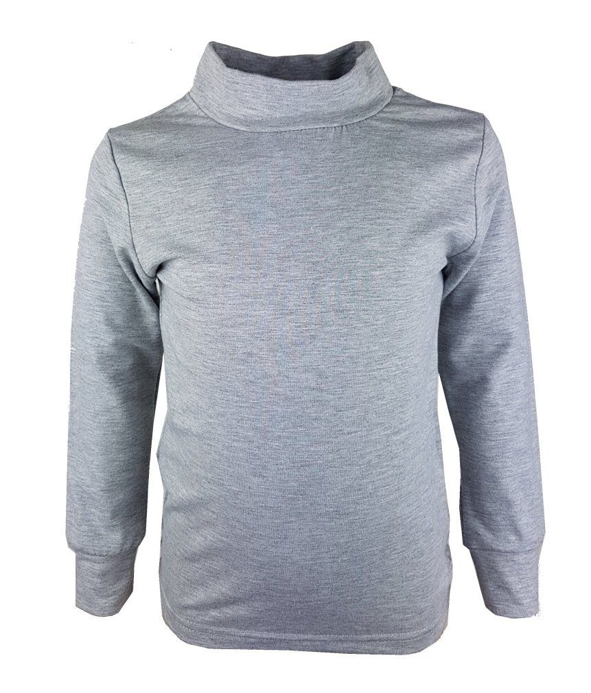 T-Shirt & Langarmshirt Langarm Shirt mit Stehkragen MS2228