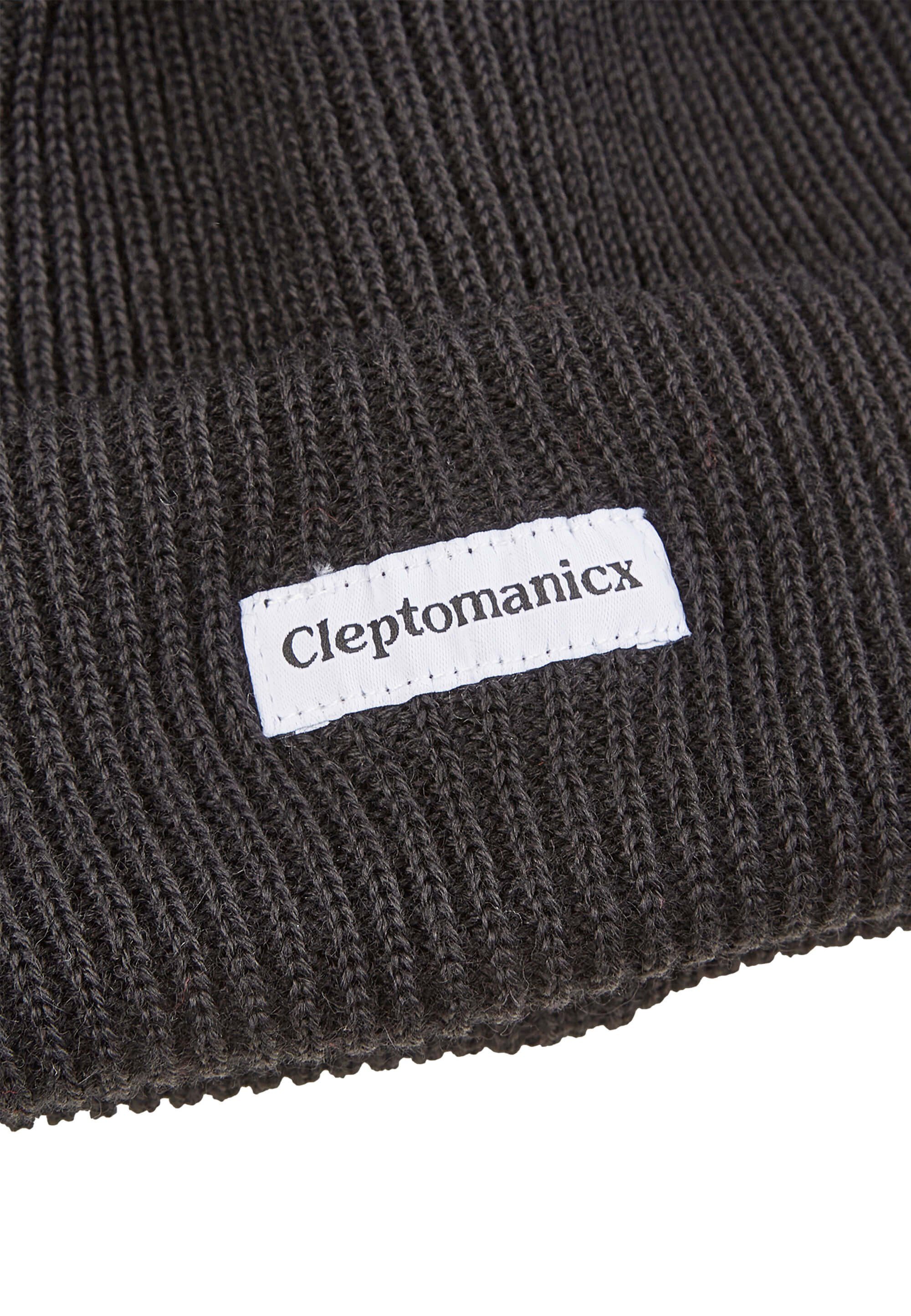 Cleptomanicx Beanie Shortie 2 schwarz in Design modischem