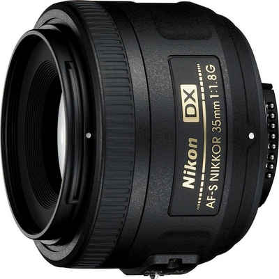 Nikon AF-S DX NIKKOR 35 mm 1:1,8G Objektiv, (INKL. HB-46 und CL-0913)
