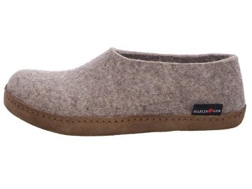 Haflinger Emil\'s Slipper beige kombi Pantoffel