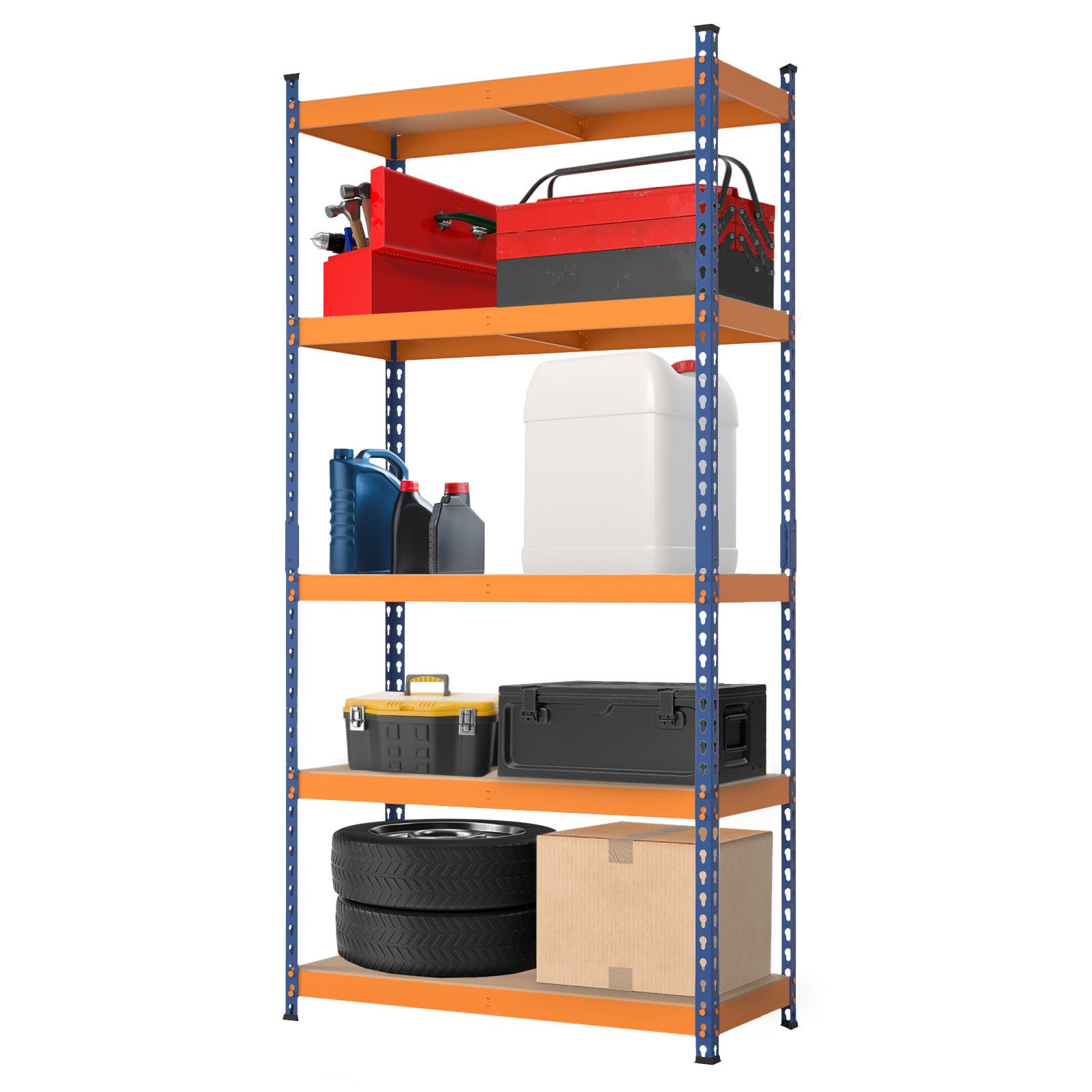 Floordirekt Schwerlastregal Rhino, Innovatives Stecksystem, Vielseitige Größen & Цвета(ов)