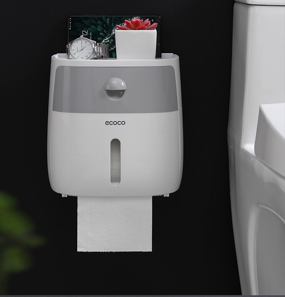 mit Schublade Papiertuchspender Toilettenpapierbox Wasserdichte L.Ru (1-tlg), Masken-Feuchttücher Aufbewahrungsbox für UG Spuren, ohne