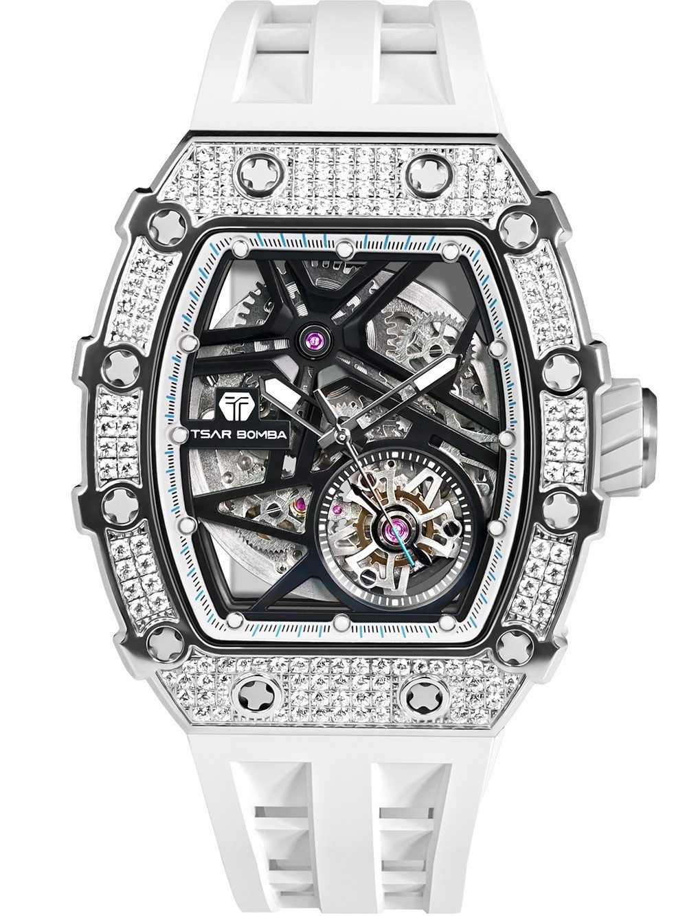 Tsar Bomba Automatikuhr Tsar Bomba TB8209D-01 Herrenuhr Elemental Zirkonia Automatik 44mm 5ATM Tsar Bomba TB8209D-01 Herrenuhr Elemental Zirkonia Automatik 44mm 5ATM