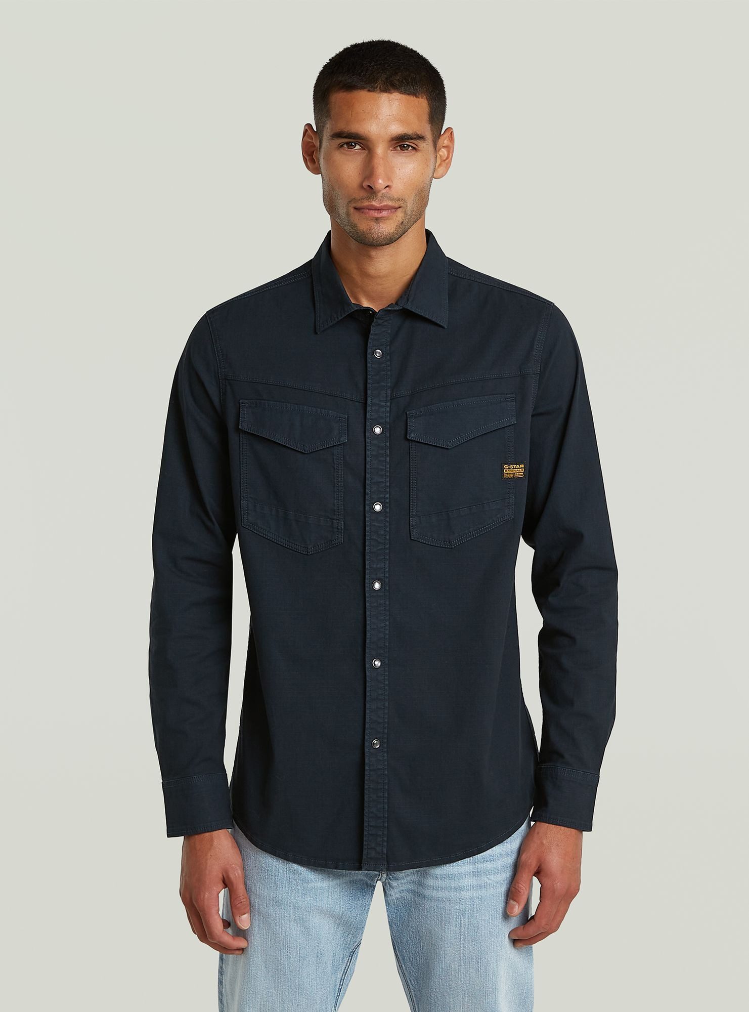 Langarmshirt Dakota Slim Hemd