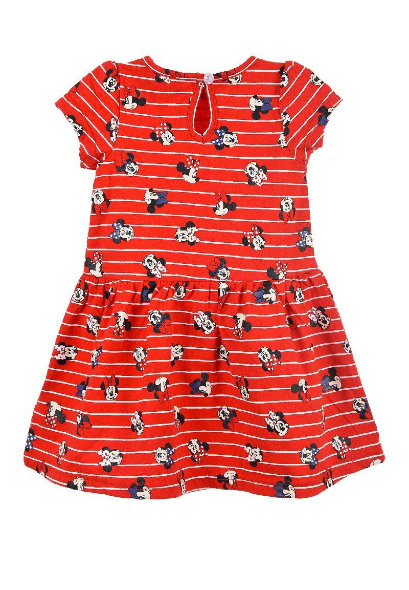 A-Linien-Kleid Rot Mädchen Kleidchen Disney Dress Minnie Baby Sommer-Kleid Mouse