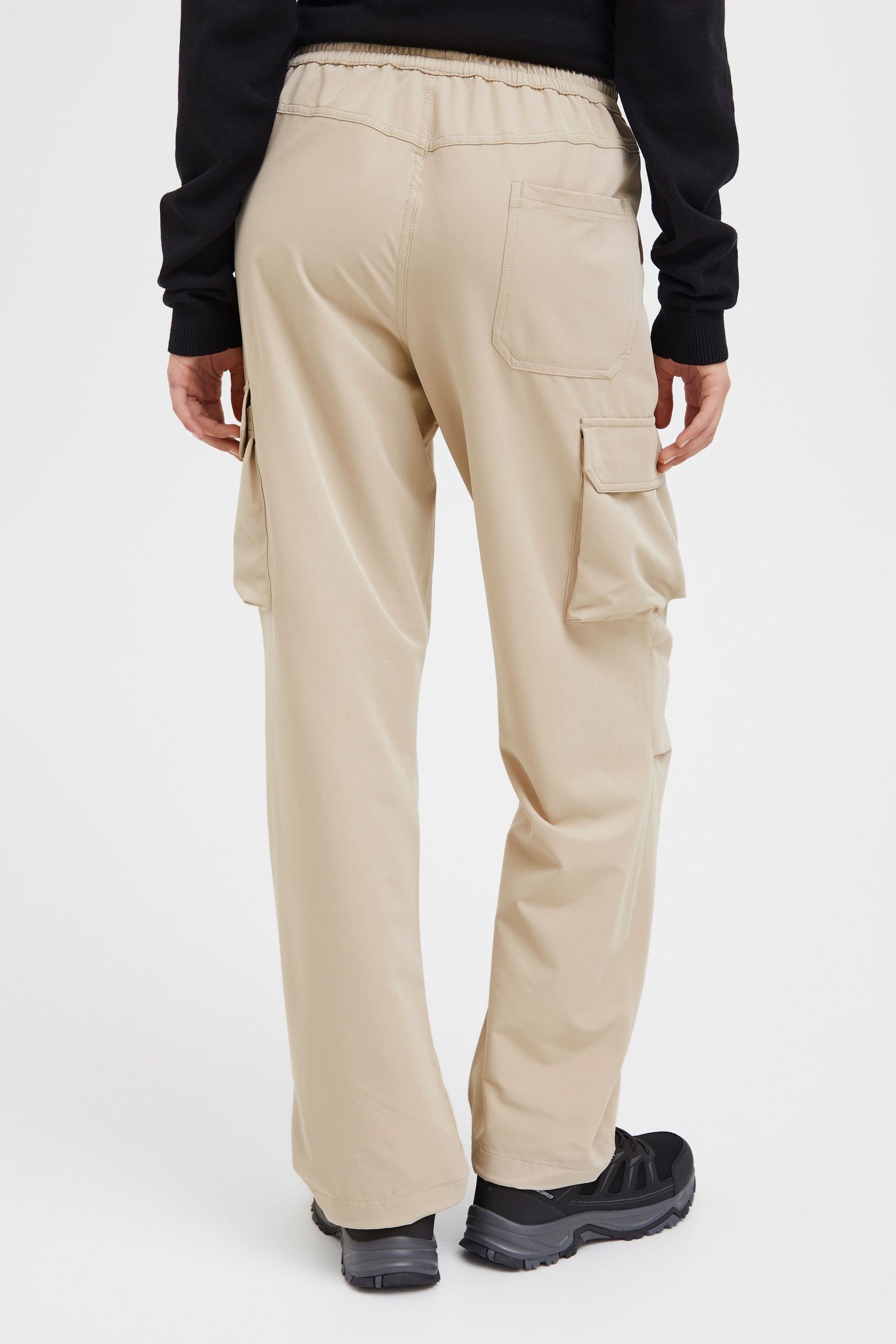 Loose Simply Cargohose 233274MMM Modische Trekkinghose Bend W North NBRuva Taupe Fit (1136)