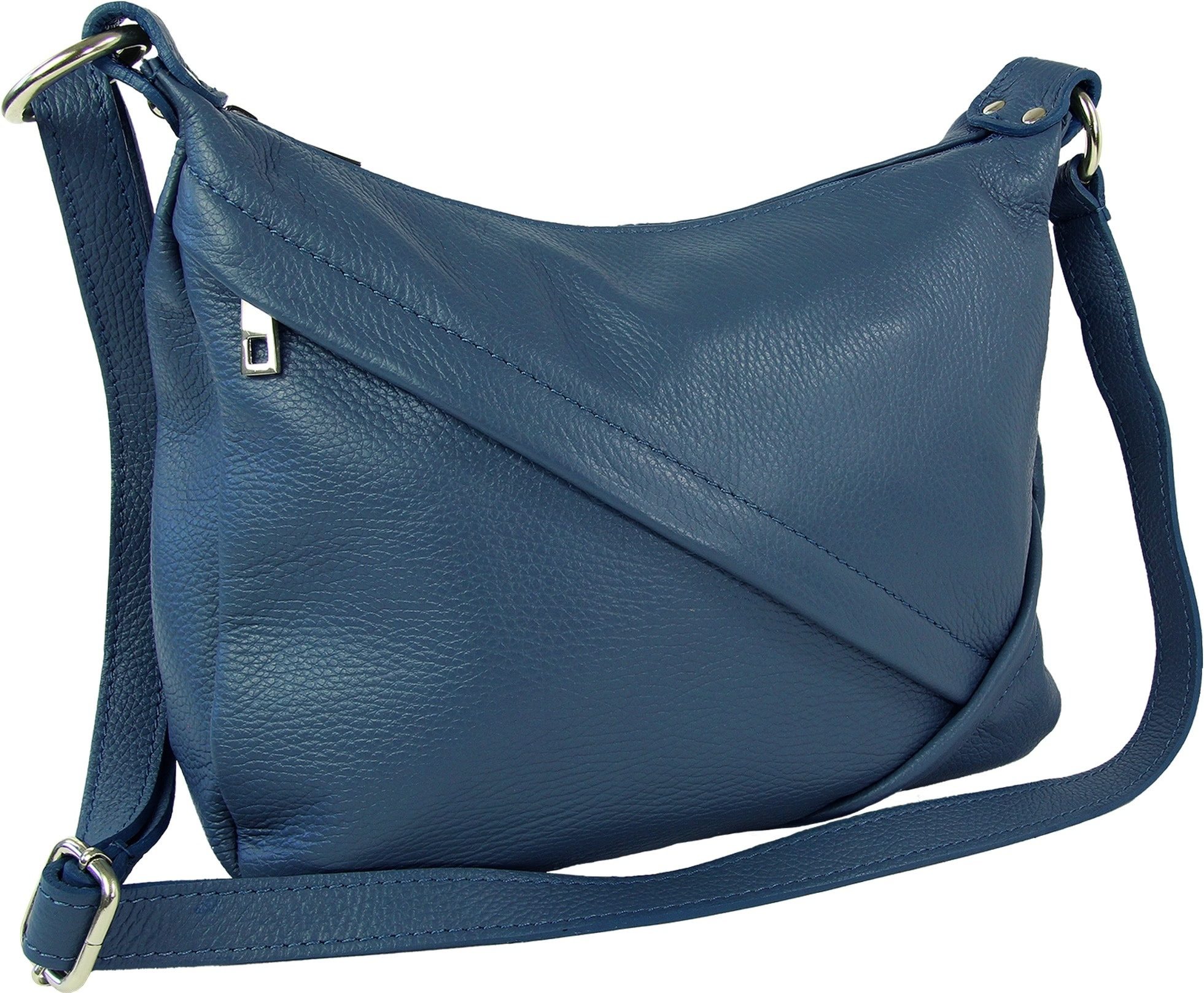 Schultertasche Toscanto Tasche petrolblau