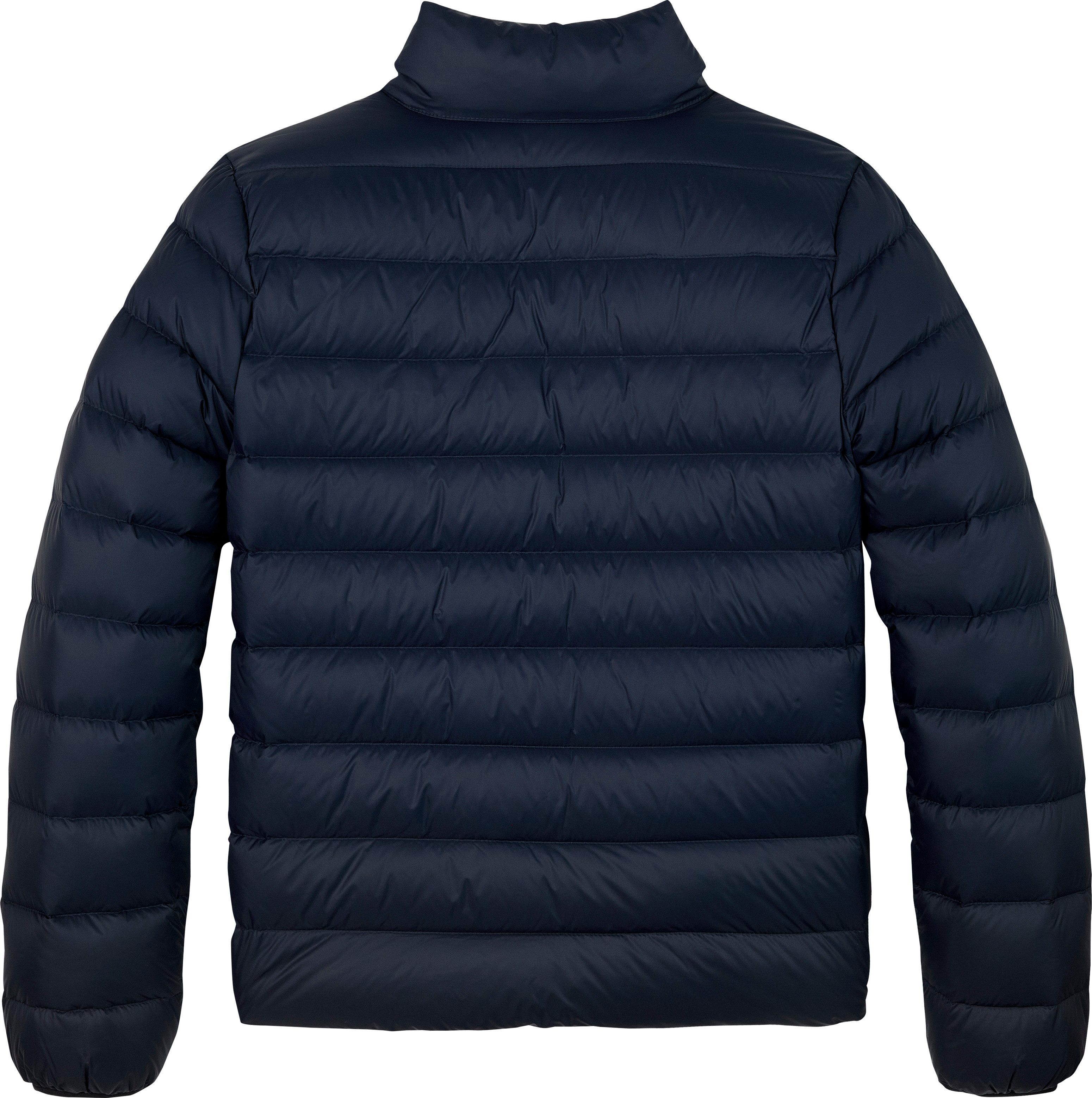 Tommy Hilfiger Steppjacke ESSENTIAL LIGHT DOWN JACKET für Kinder bis 16 Jahre, Logodruck auf der Brust