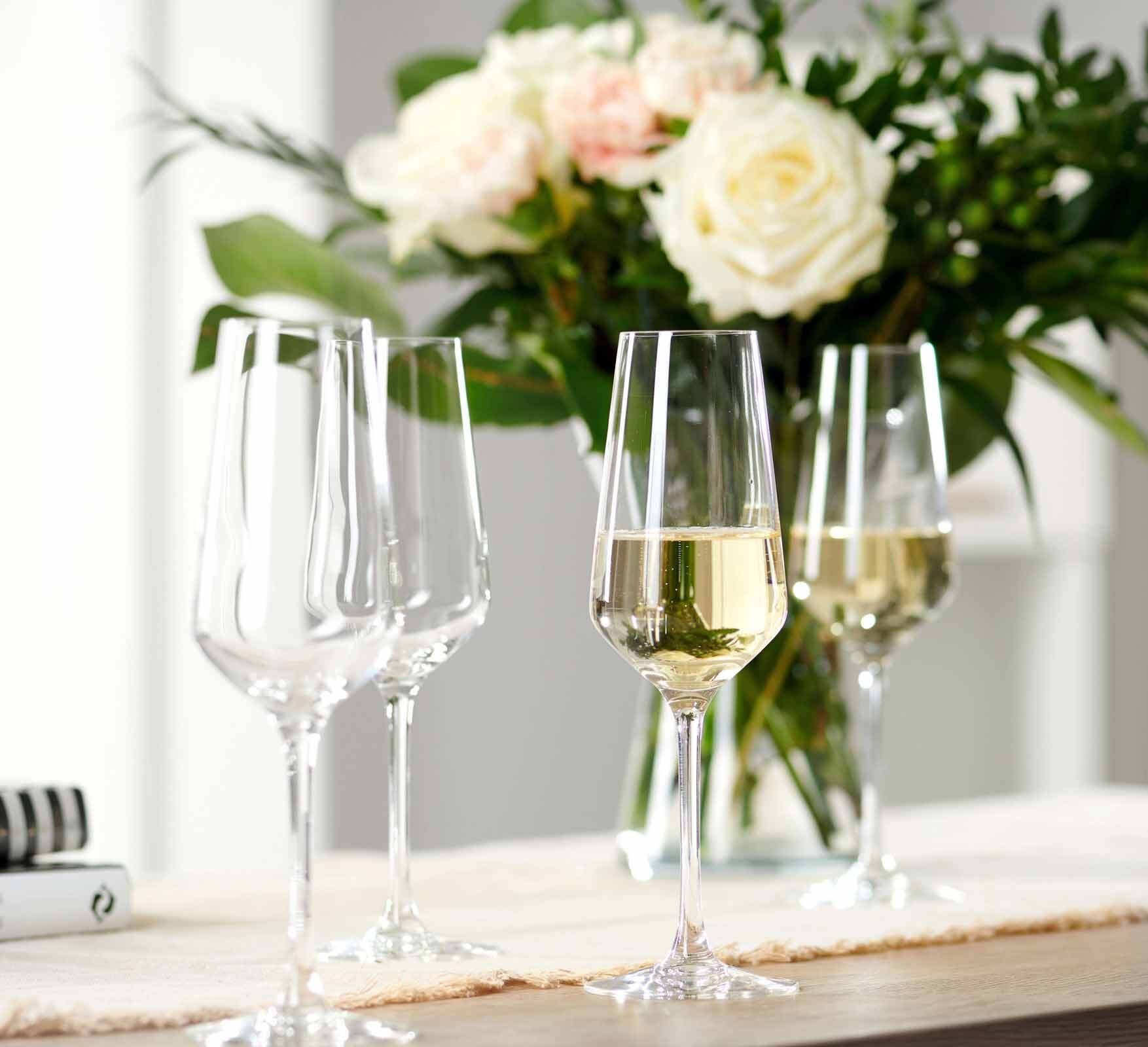 Ritzenhoff & Breker Sektglas Mambo Sektgläser 230 ml 4er Set, 4-tlg., Glas