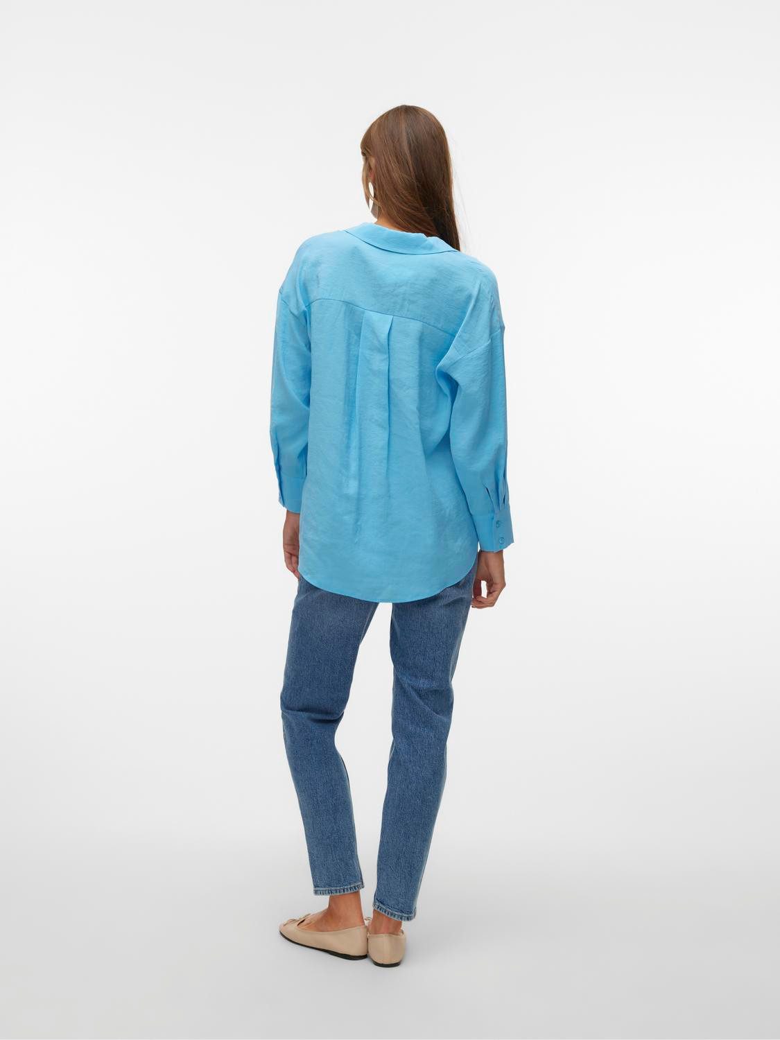 Vero Moda Blusenshirt Legere Hemdbluse Oversized günstig online kaufen