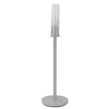 etc-shop Außen-Tischleuchte, Leuchtmittel nicht inklusive, Design Tisch Lampe Außen Lese Leuchte Veranda Stand Beleuchtung weiß