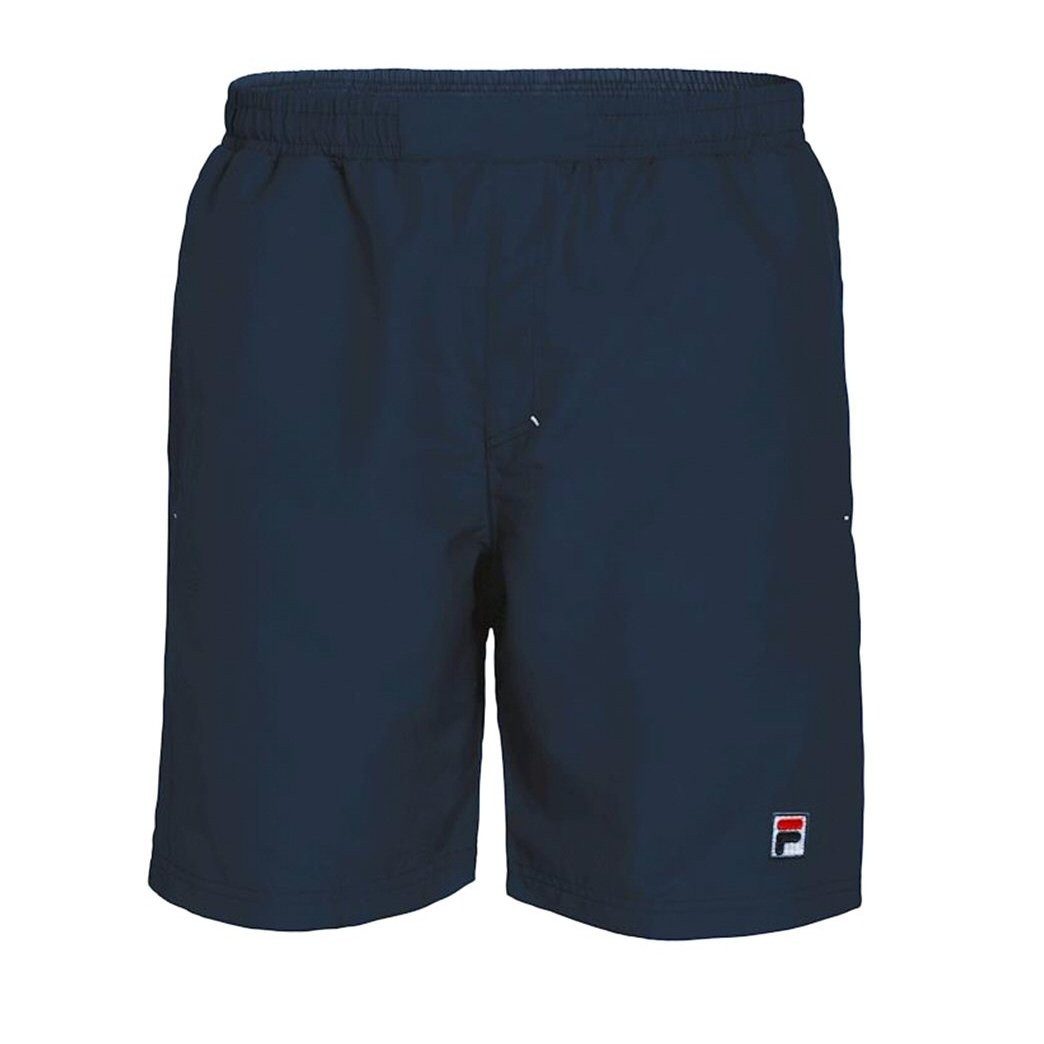 Fila Shorts Tennishose Santana (4-Wege-Stretch, atmungsaktiv) kurz peacoatblau