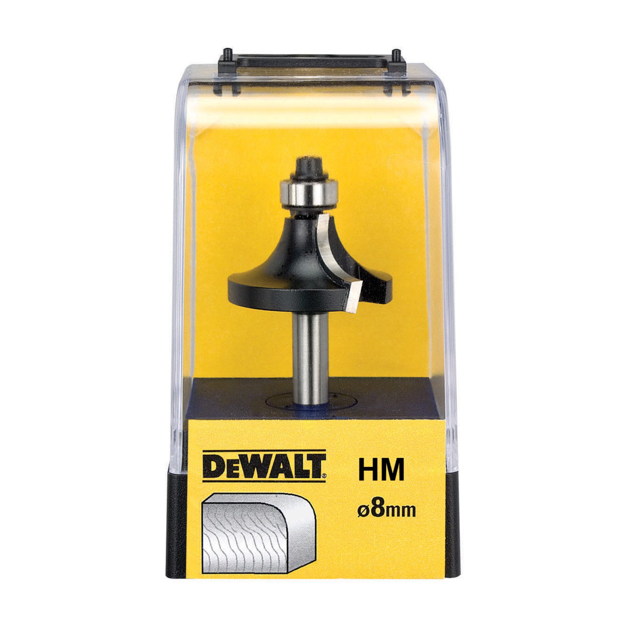 DeWalt Abrundfräser DEWALT Abrundfräser HM Z2 S8 mm D31,8 mm R8 mm DT90015-QZ