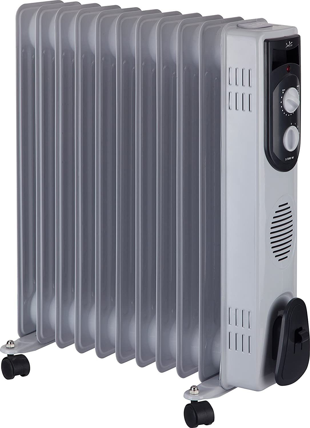 Jata Heizkörper Ölradiator R107, R109, R111 bis 2500 W, mobile Elektroheizung mit 3 Heizstufen, Thermostat einstellbar