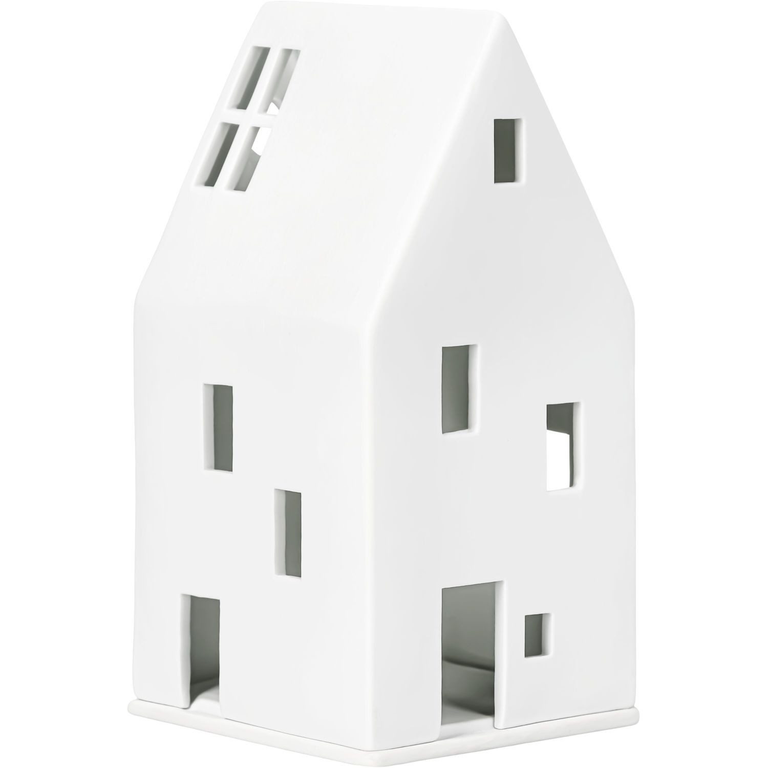 Räder Design Teelichthalter Lichthaus Satteldach