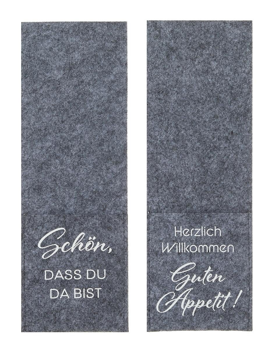 Geschenkestadl Besteckhalter 12 Stück Bestecktaschen aus günstig online kaufen