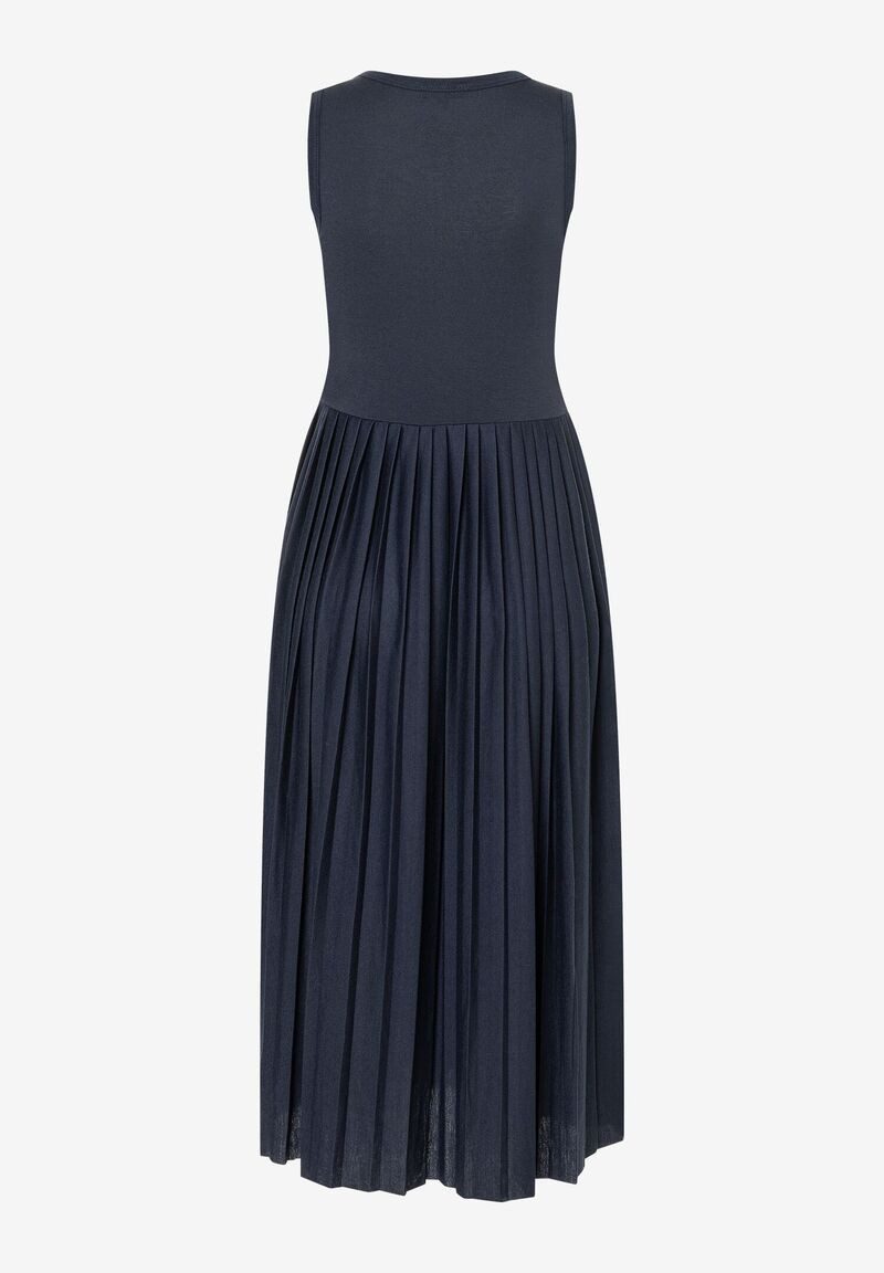 MORE&MORE Jerseykleid Jersey-Plisseekleid günstig online kaufen