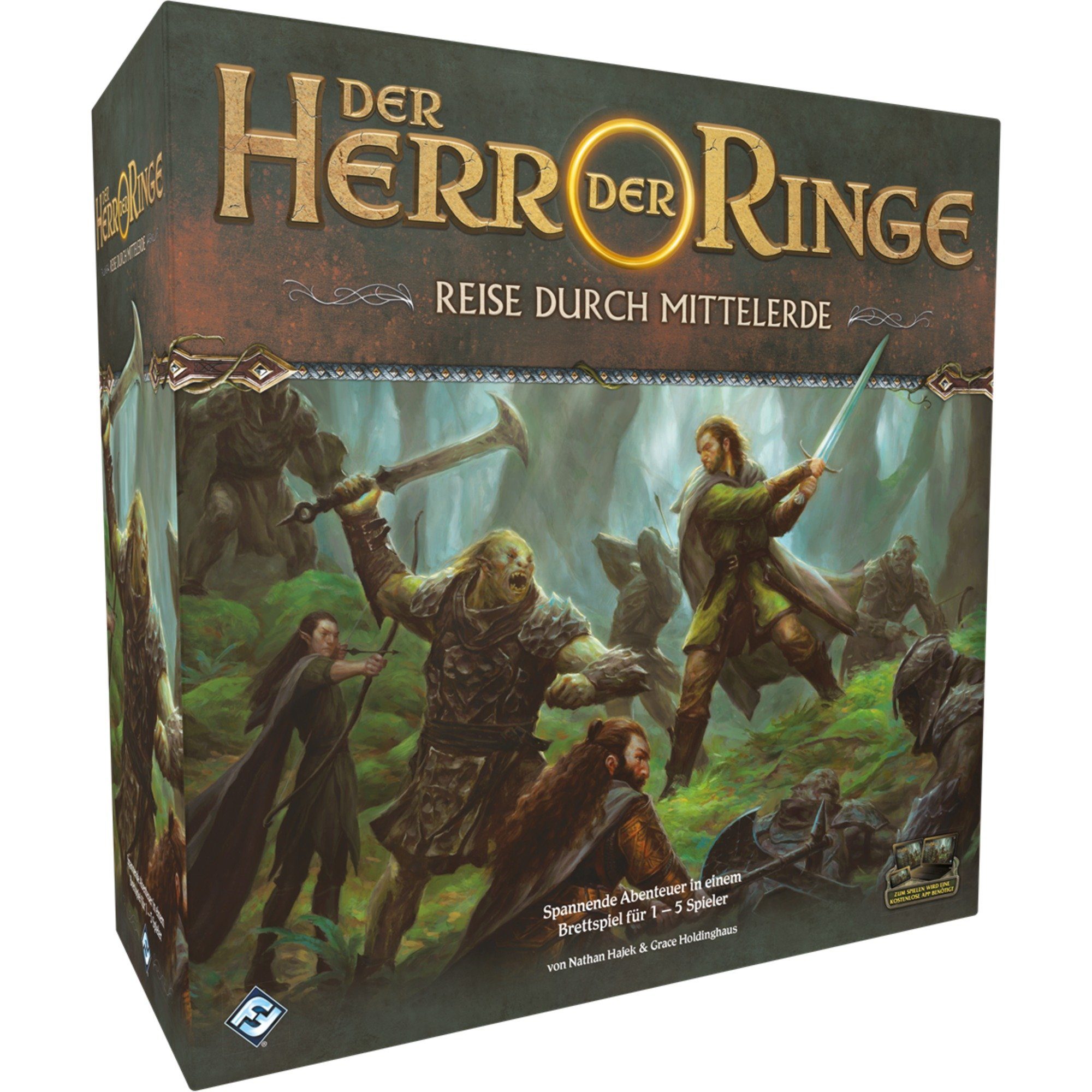 Asmodee Spiel Asmodee Herr der Ringe: Reise durch Mittelerde