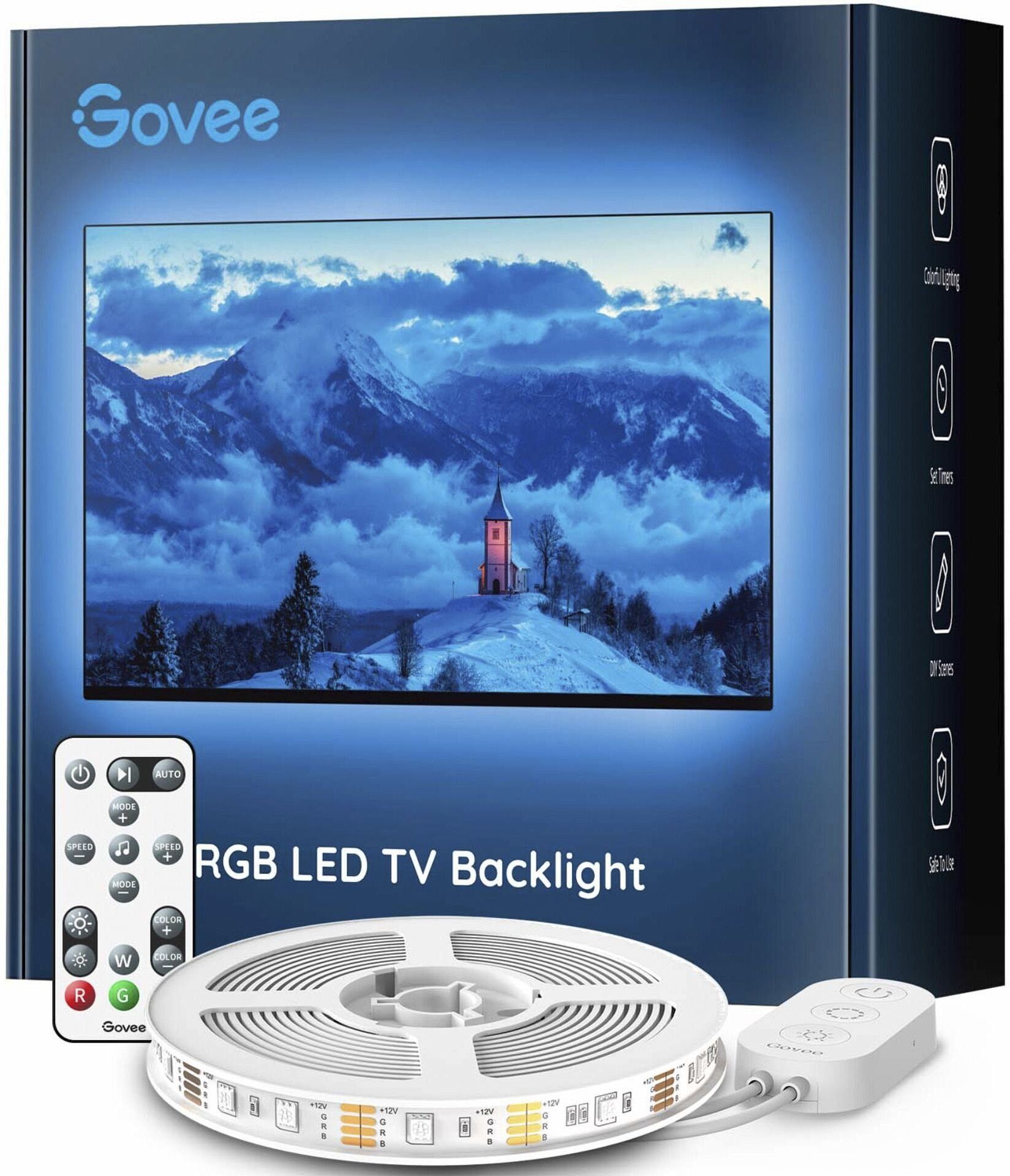LED Stripe RGB Bluetooth LED TV-Hintergrundbeleuchtung für 46”- 60” TVs