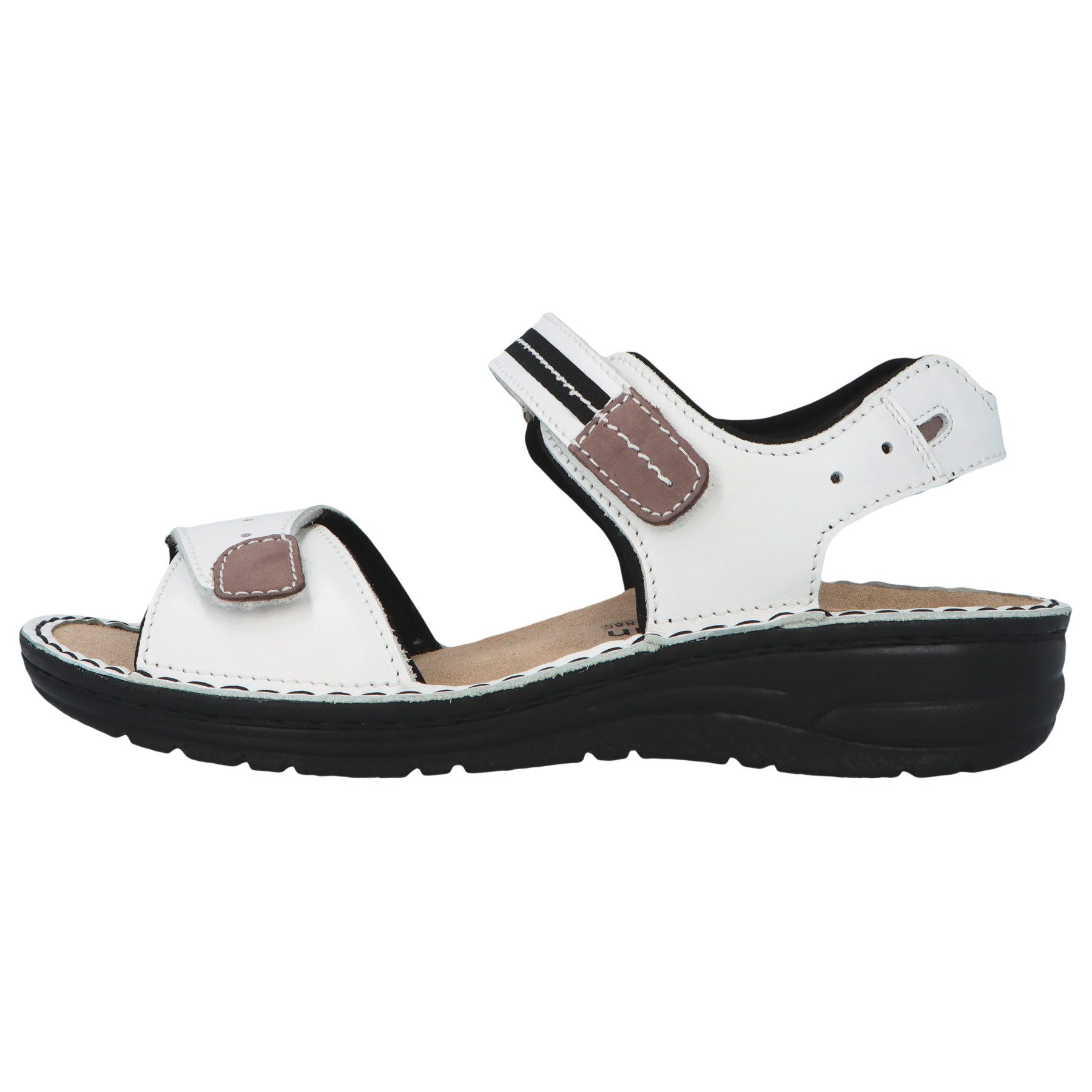 BERKEMANN Berkemann Erwachsene Berkoflex Leni Sandale Leder Klettschuh