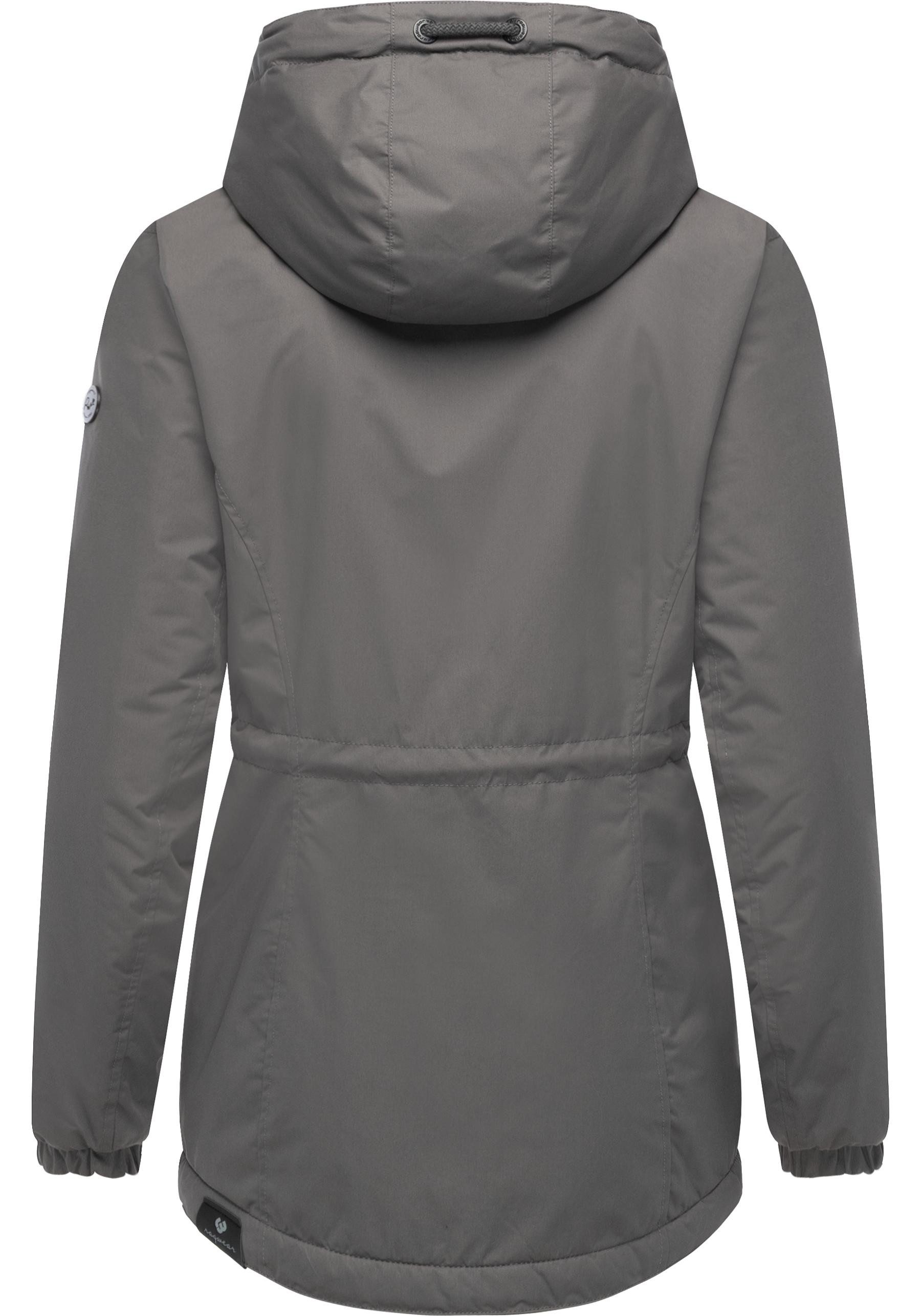 Ragwear Winterjacke Dankka Warm Wasserdichte weiche Damen Jacke für den Winter