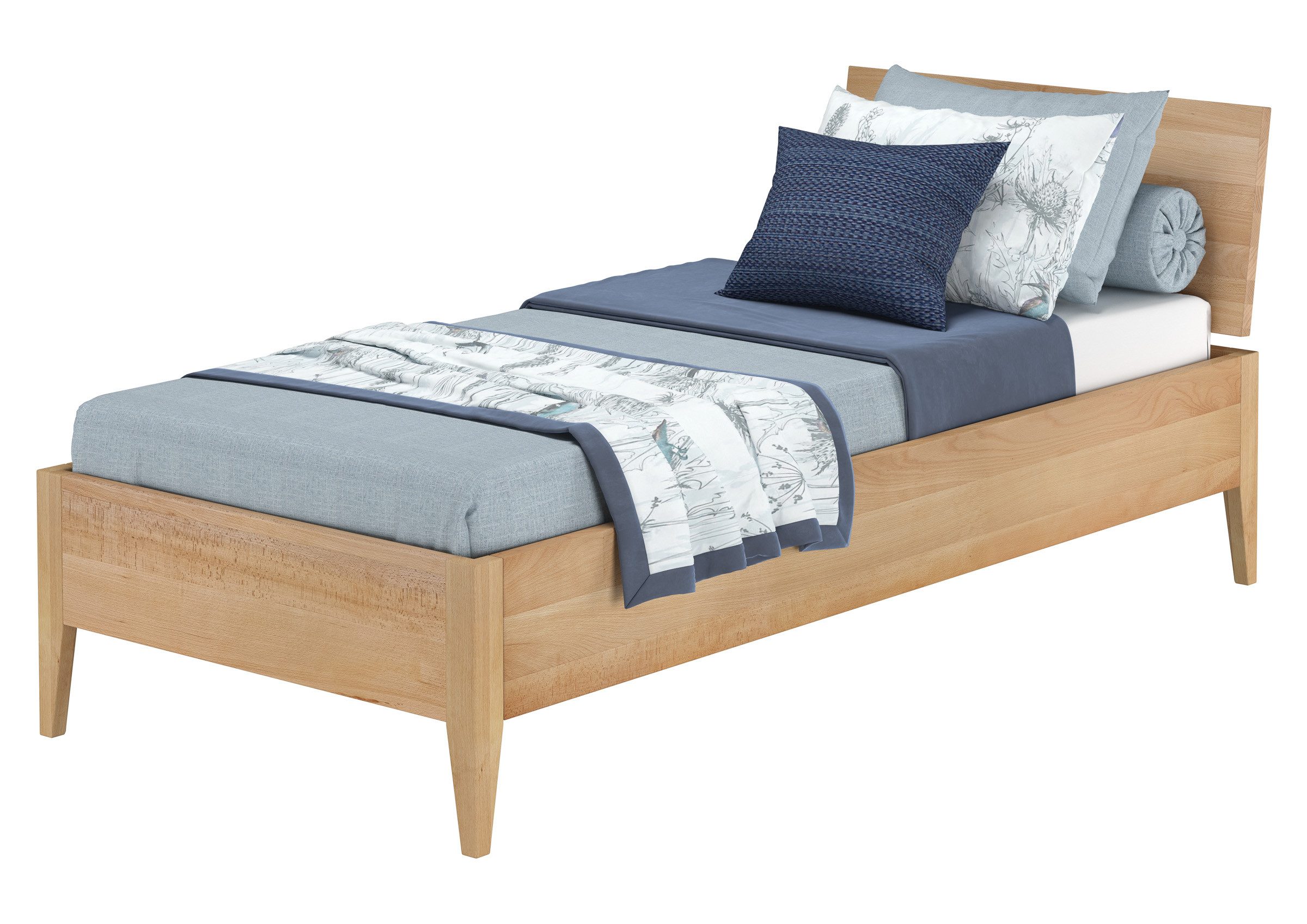 ERST-HOLZ Bett Einzelbett Metallfrei 90 x günstig online kaufen