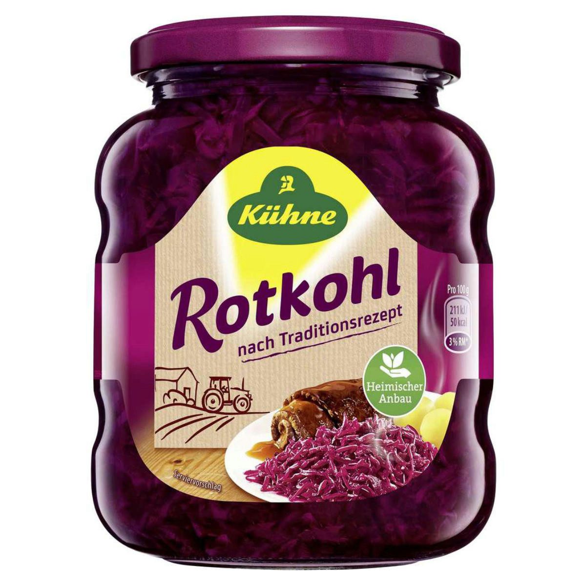 Kühne Gemüsekonserve, Kühne Rotkohl