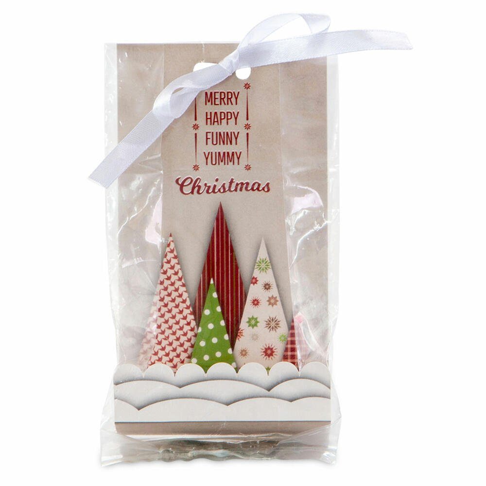 STÄDTER Geschenkfolie Geschenktüten Yummy Christmas 24-tlg., (24St)