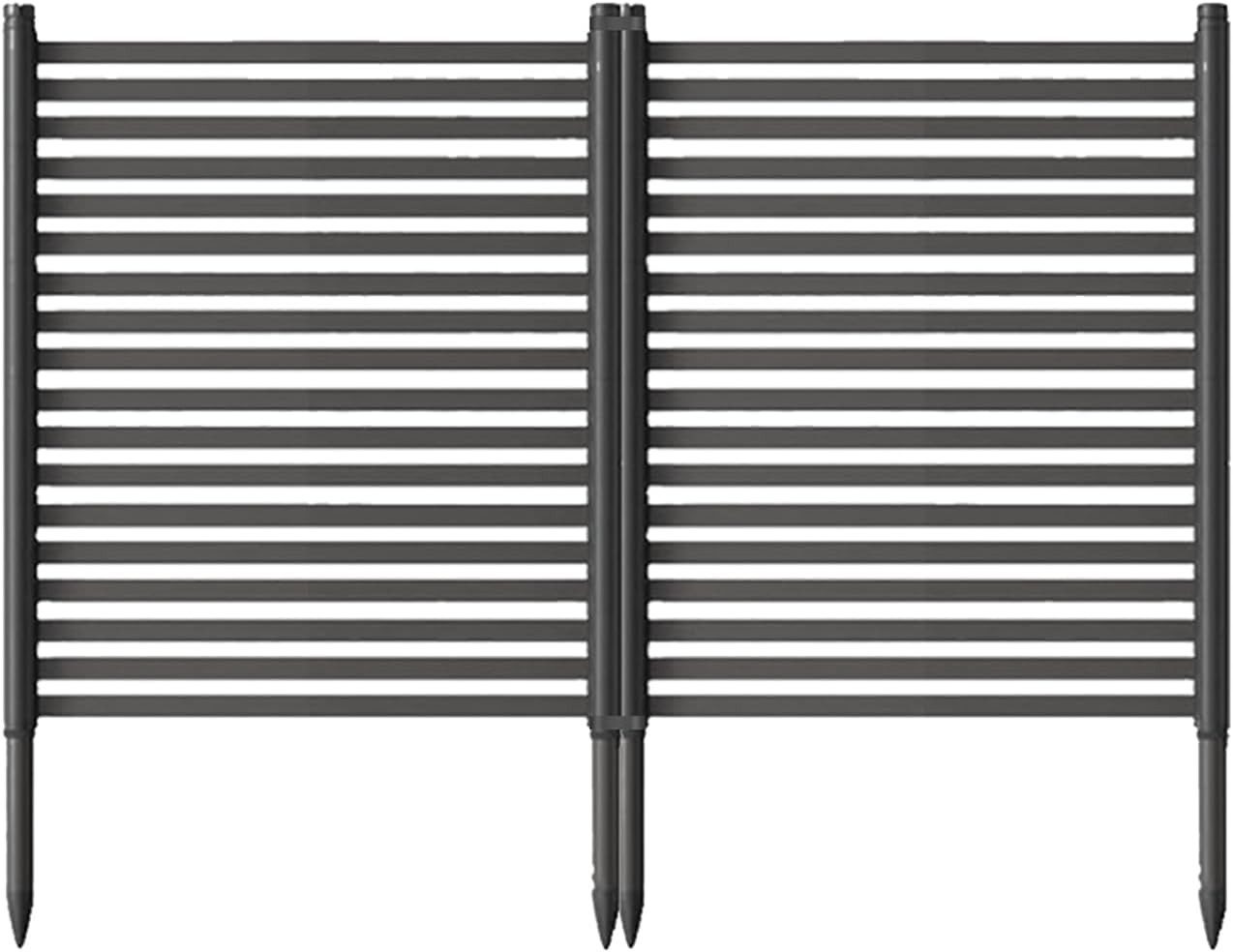 GarveeMore Paravent 120 x 90cm Sichtschutz,Garten Raumteiler, 2-teilig Balkonsichtschutz