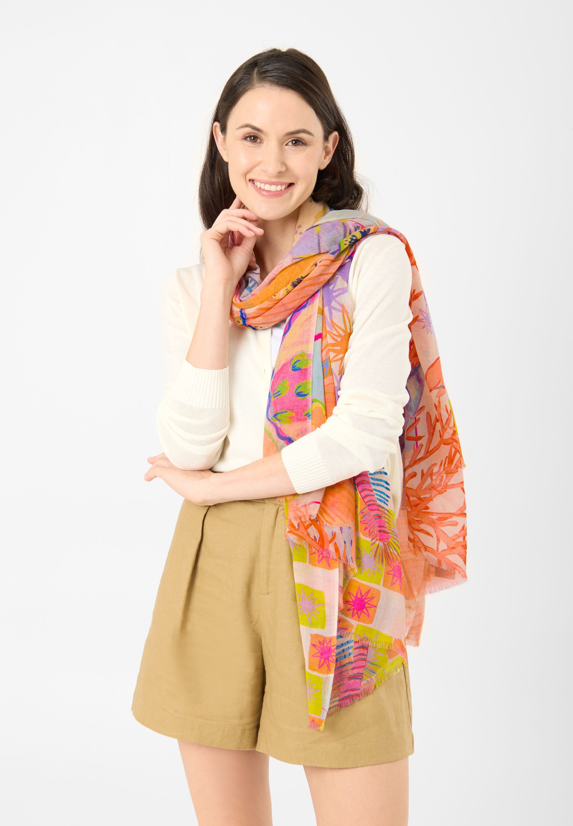 Codello Modeschal, (1-St), aus Baumwoll-Mix