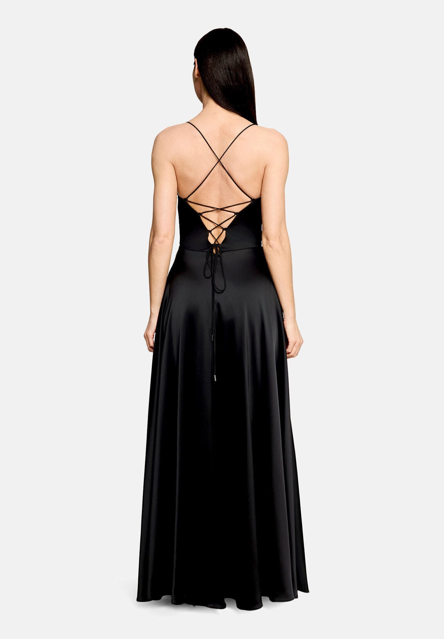 Vera Mont Abendkleid Damen mit Wasserfallausschnitt Material