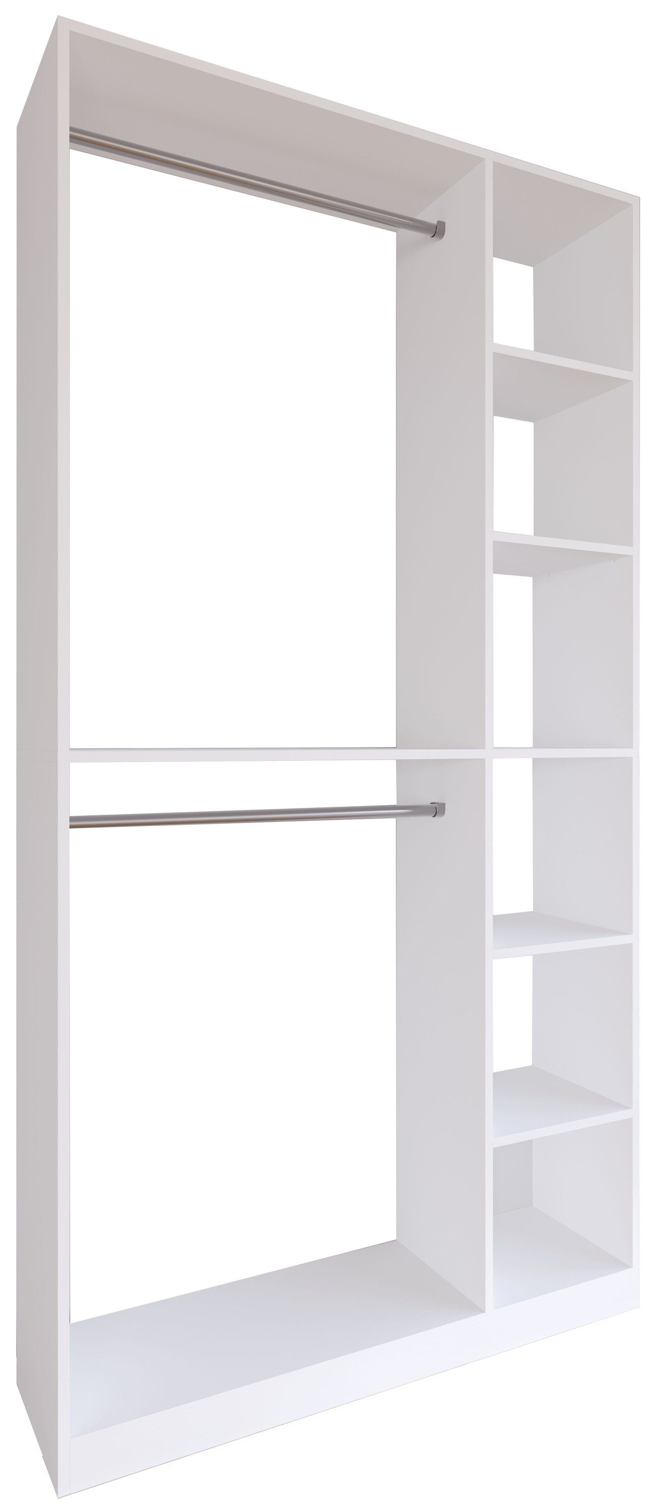 Palosa Weiß XL begehbarer Kleiderschrank Regal (1-St) VCM Kleiderschrank Offener