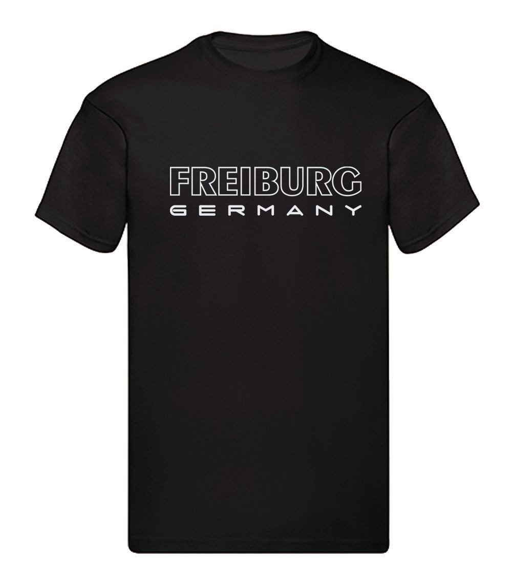 G-graphics T-Shirt Freiburg Germany (1-tlg) Herren T-Shirt mit einem Motiv für den echten Fan