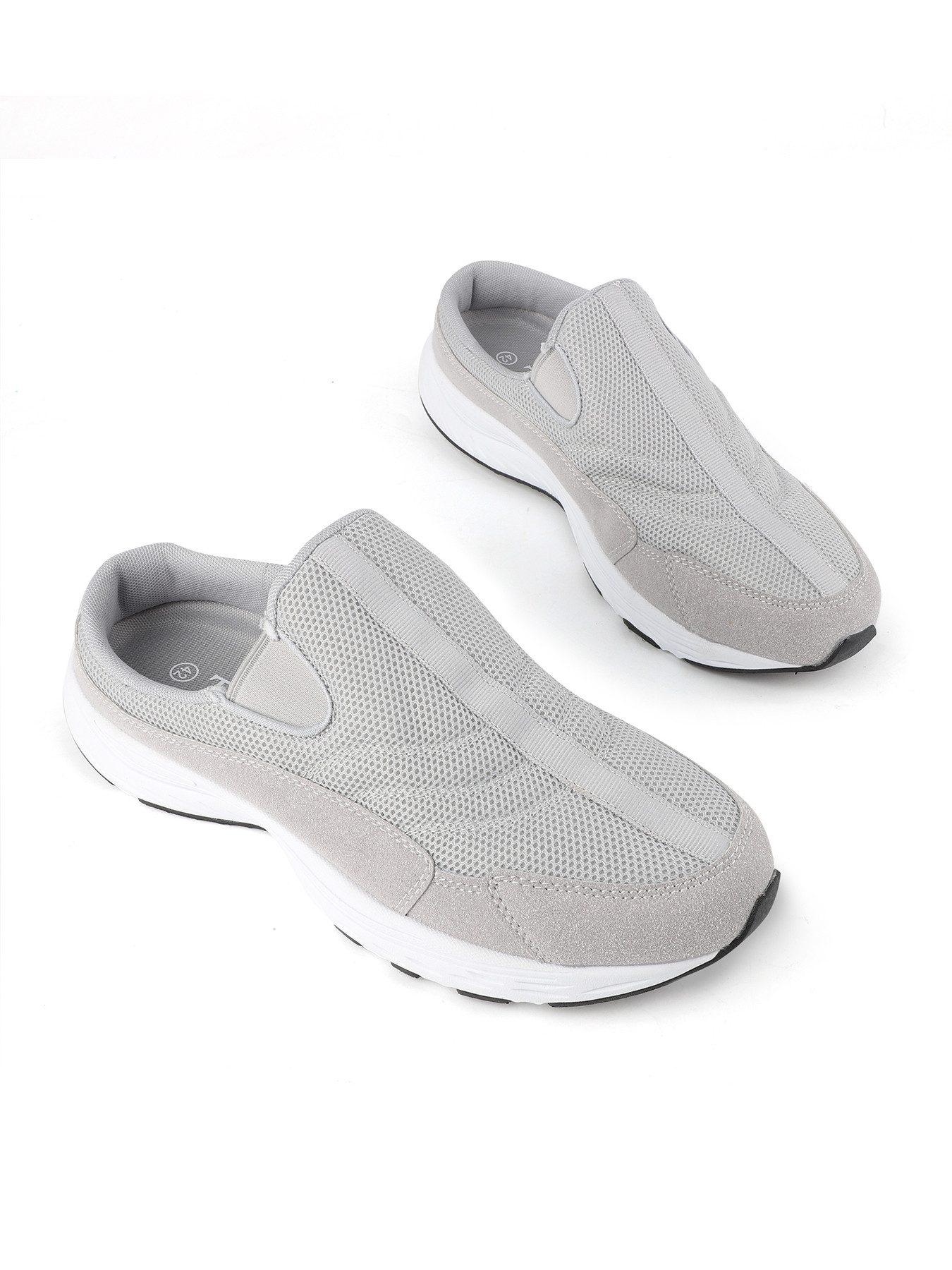 TIESTRA Herren Weite Passform Schlupf-Mules Indoor Outdoor Freizeit Pantoffeln Mules Leichte Hausschuhe & Loafers für Garten & Zuhause – EU 42-47