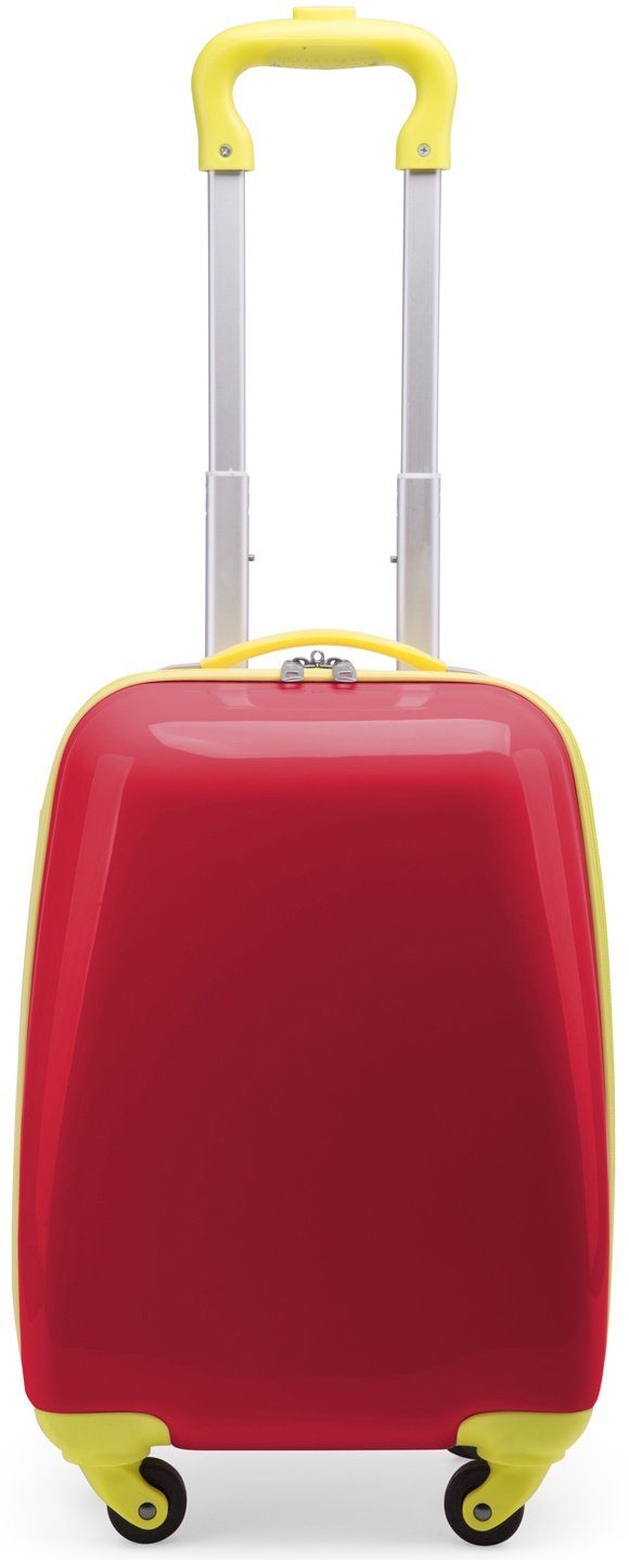Kinderkoffer Hauptstadtkoffer mit For reflektierenden 4 wasserbeständigen, Sterne, Rot/Sterne Sterne-Stickern Rollen, Kids,