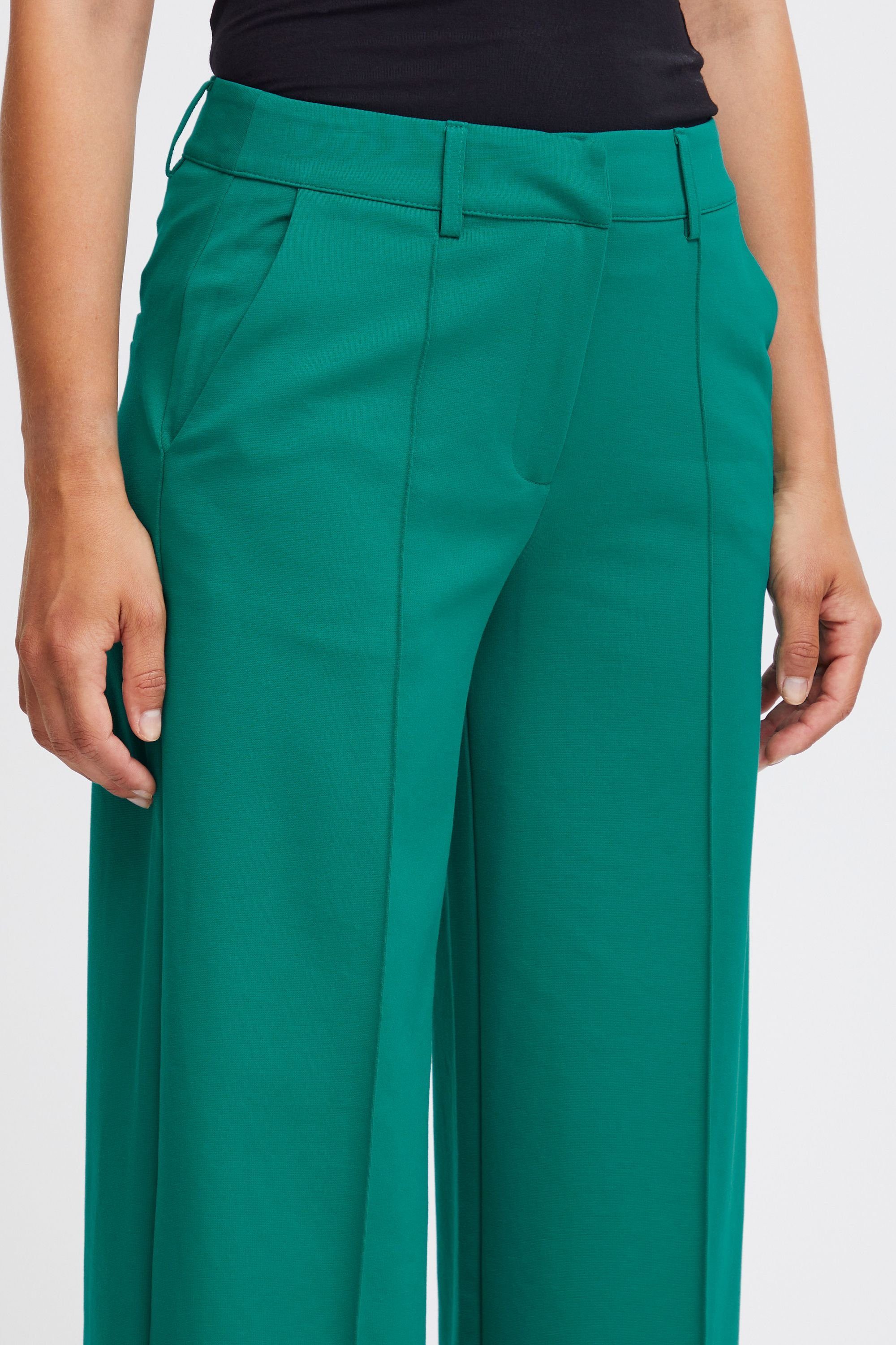 Stoffhose Ichi IHKATE OFFICE PA 20116768 WIDE (185025) Quetzal Green SUS