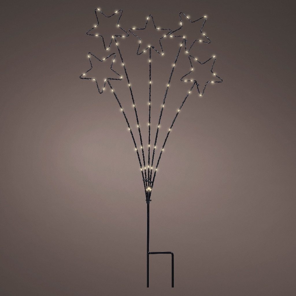 Kaemingk LED Dekolicht Stabbeleuchtung Sterne, Batteriebetrieben, LED fest günstig online kaufen