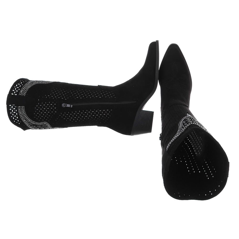 Ital-Design Damen Cowboyboots Western Sommerboots (88843678) Blockabsatz St günstig online kaufen