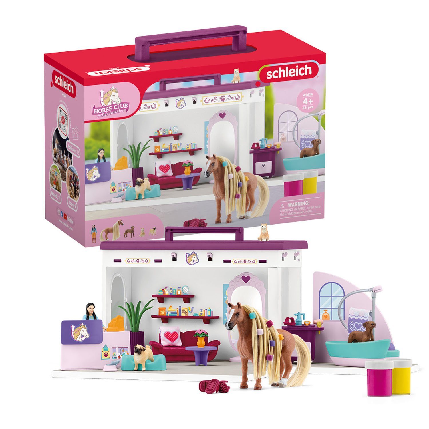 Schleich® Spielfigur Schleich 42614 - Tier Salon - Horse Club