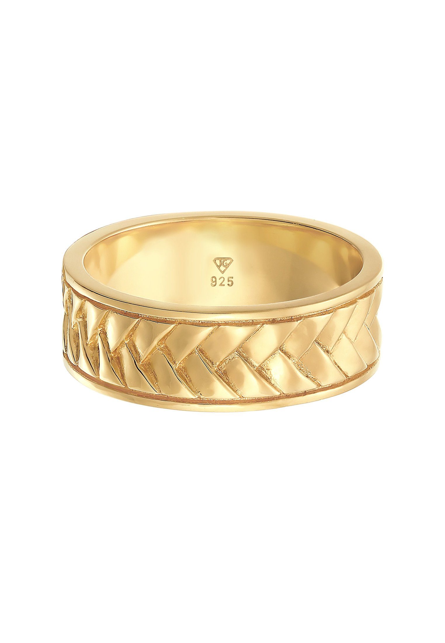 Kuzzoi Silberring Herren Bandring Used Vintage Retro 925 Silber