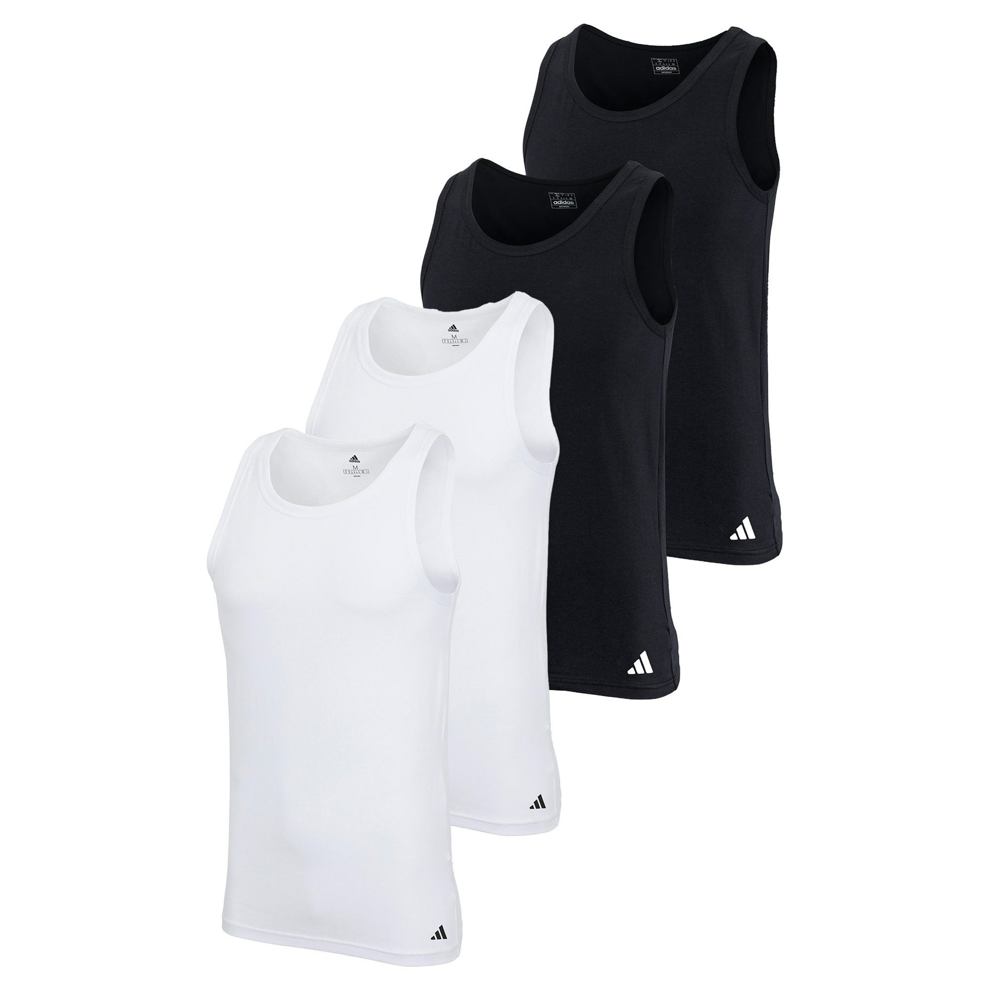 Unterhemd Herren Unterhemd 4er Pack Baumwolle