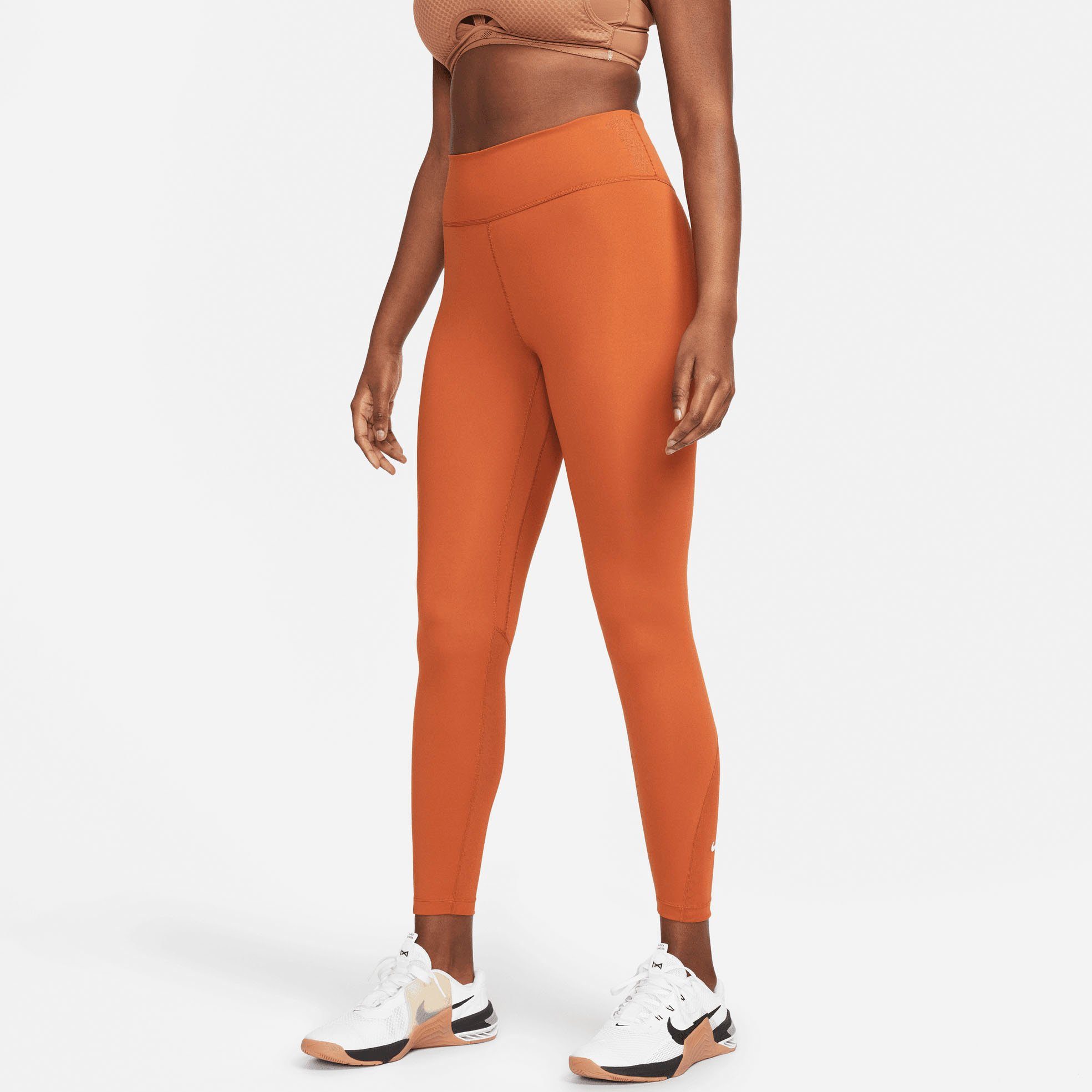 Nike Trainingstights ONE WOMEN'S MID-RISE / MESH-PANELED LEGGINGS