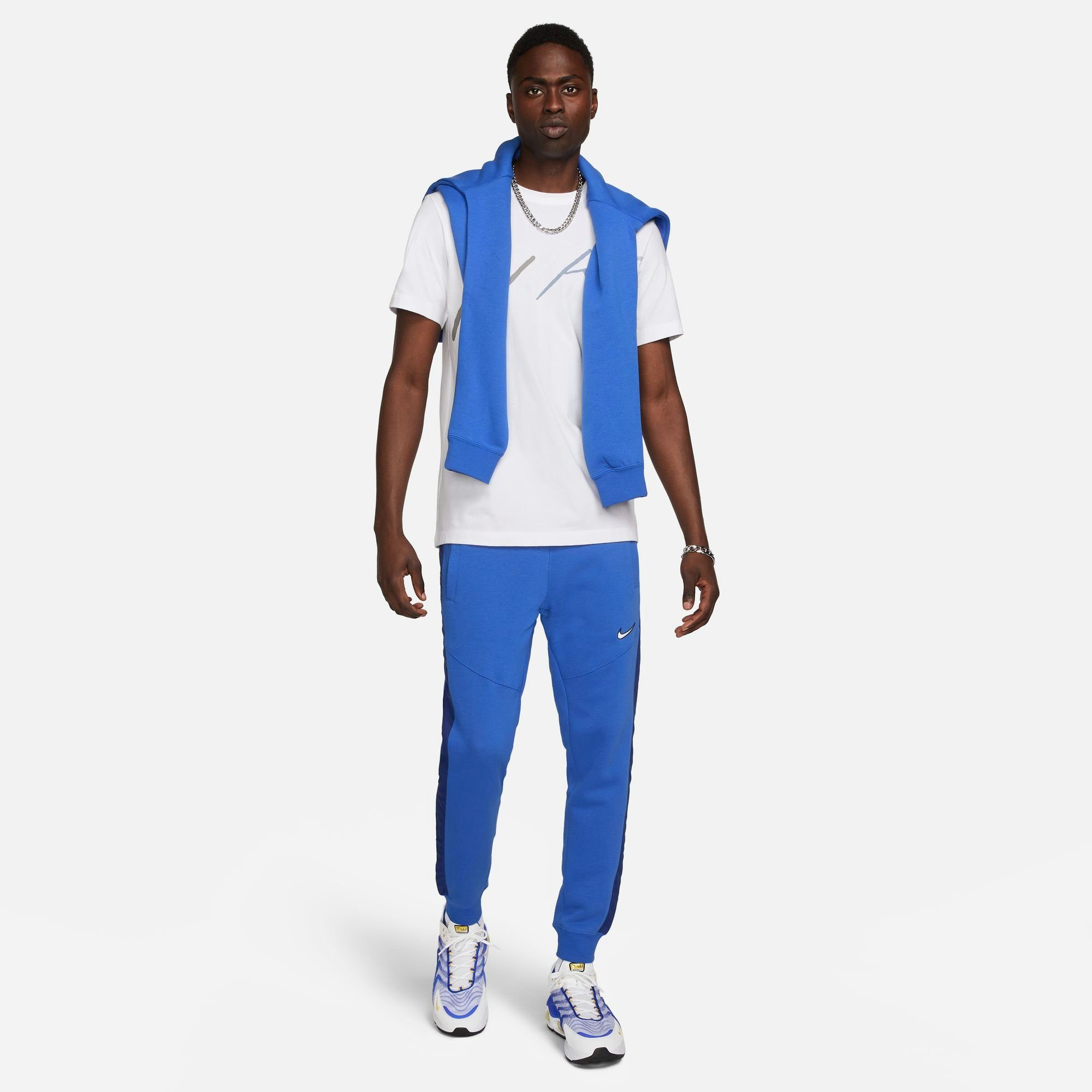 Nike BB M ROYAL/DEEP GAME JOGGER Sportswear NSW Jogginghose BLUE FLC SP ROYAL