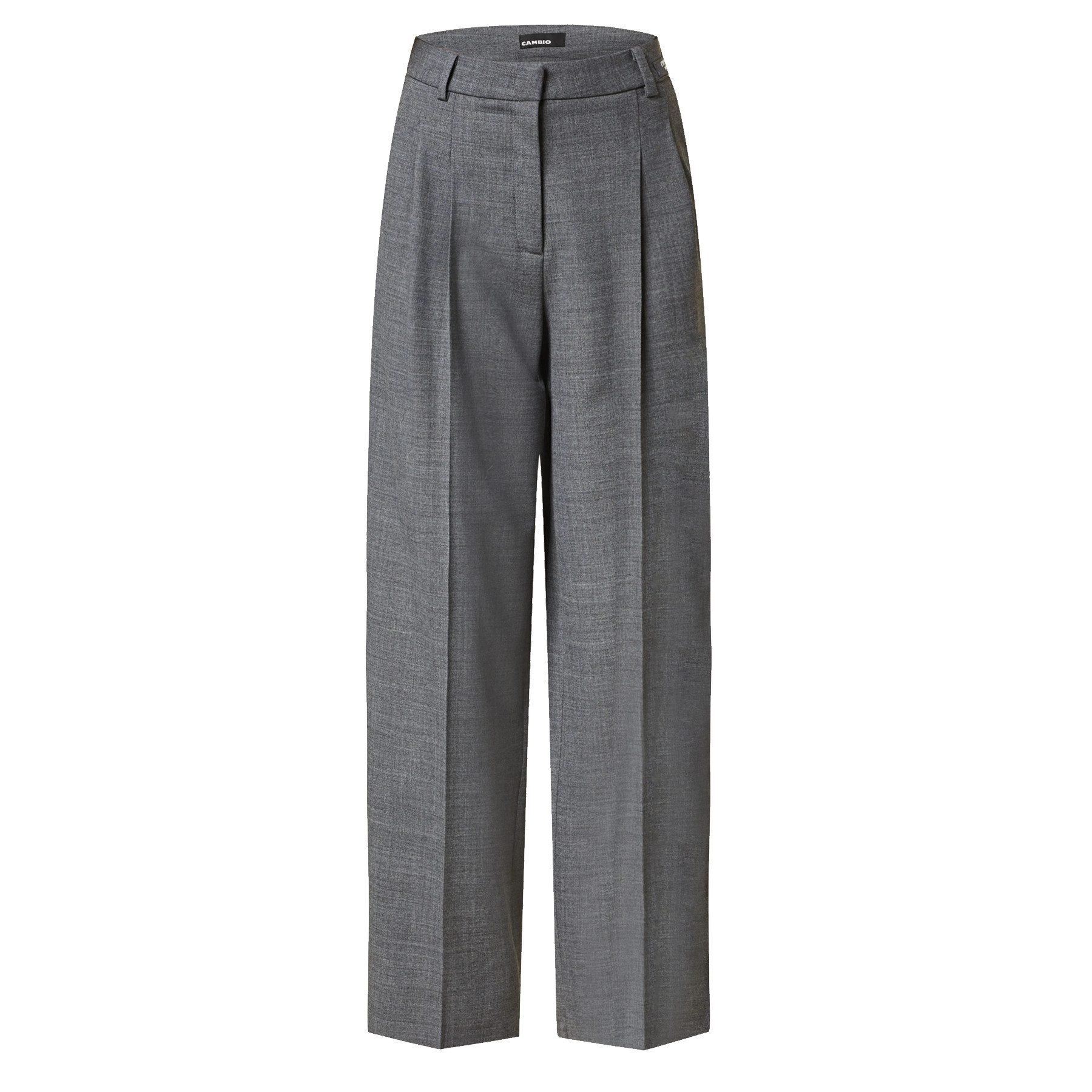 Cambio Stoffhose CAMBIO Hose ANNY mit Wolle - Grau