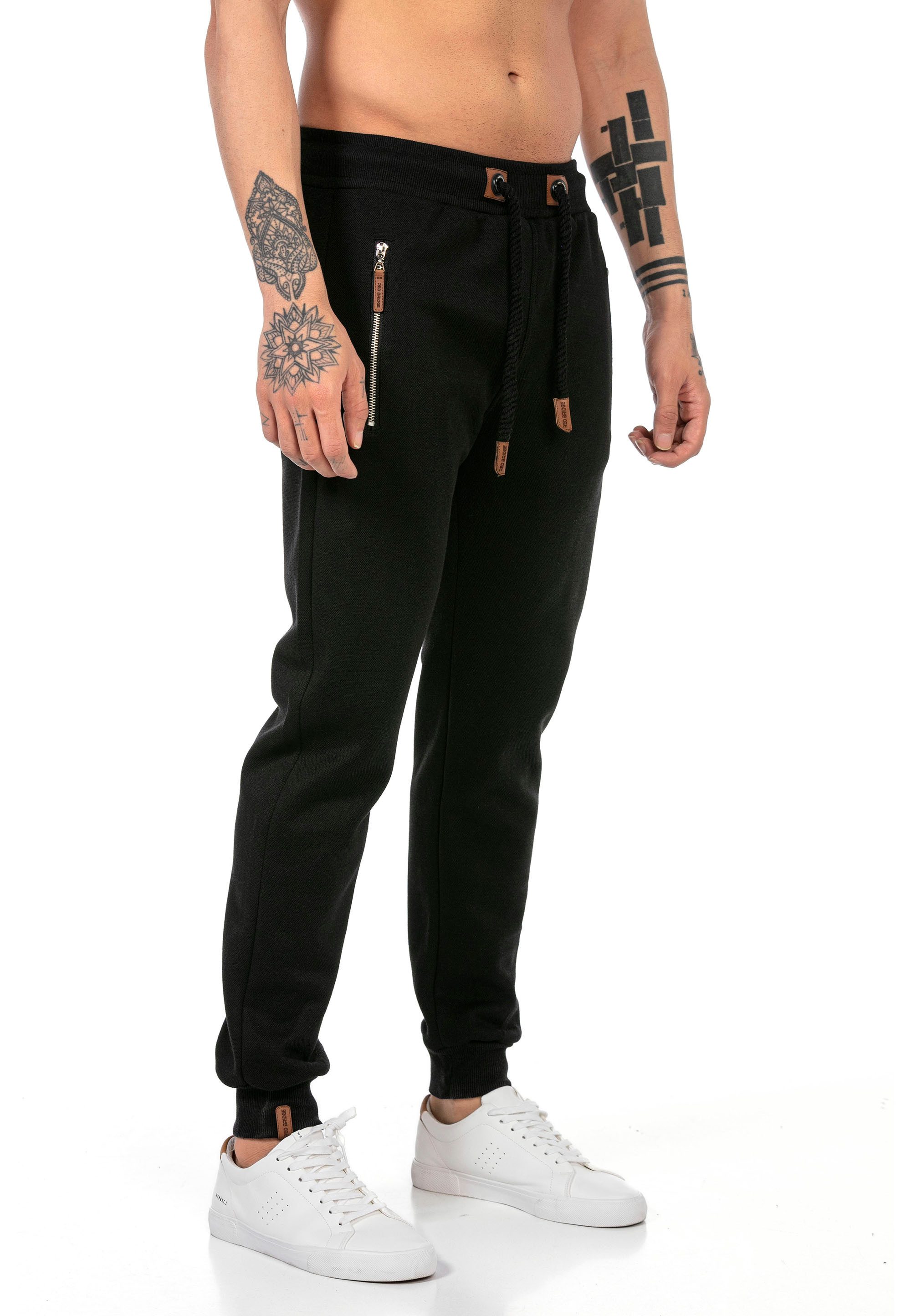 Jogginghose mit Reißverschlusstaschen Bequemer und sportlicher Look