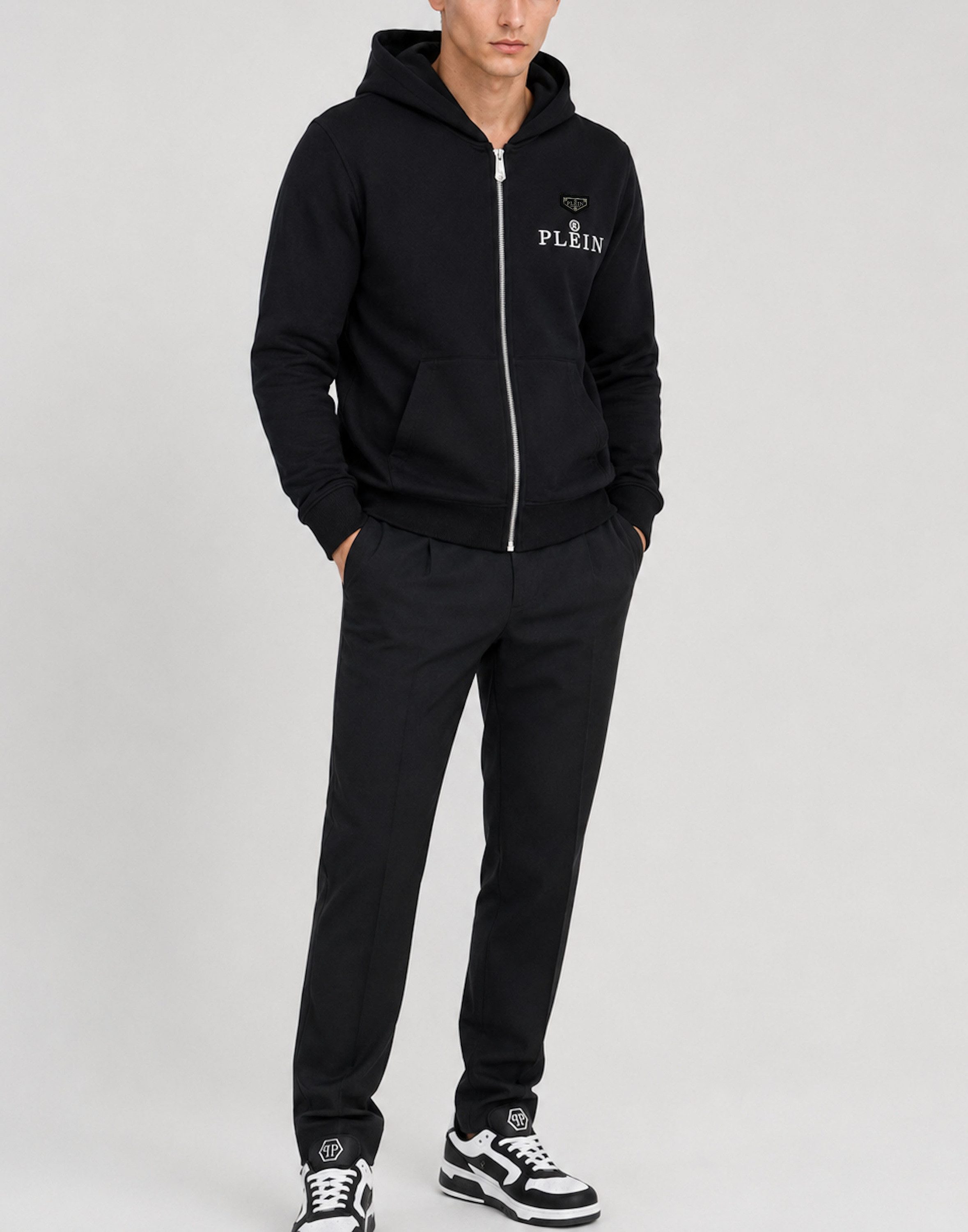 PHILIPP PLEIN Kapuzensweatjacke Kapuzen-Sweatjacke – Bild 4 von 5
